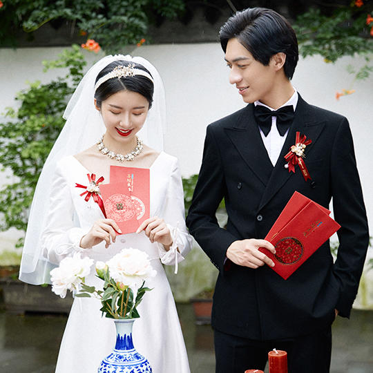 【喜嫁系列】新中式婚紗照|定制系列
