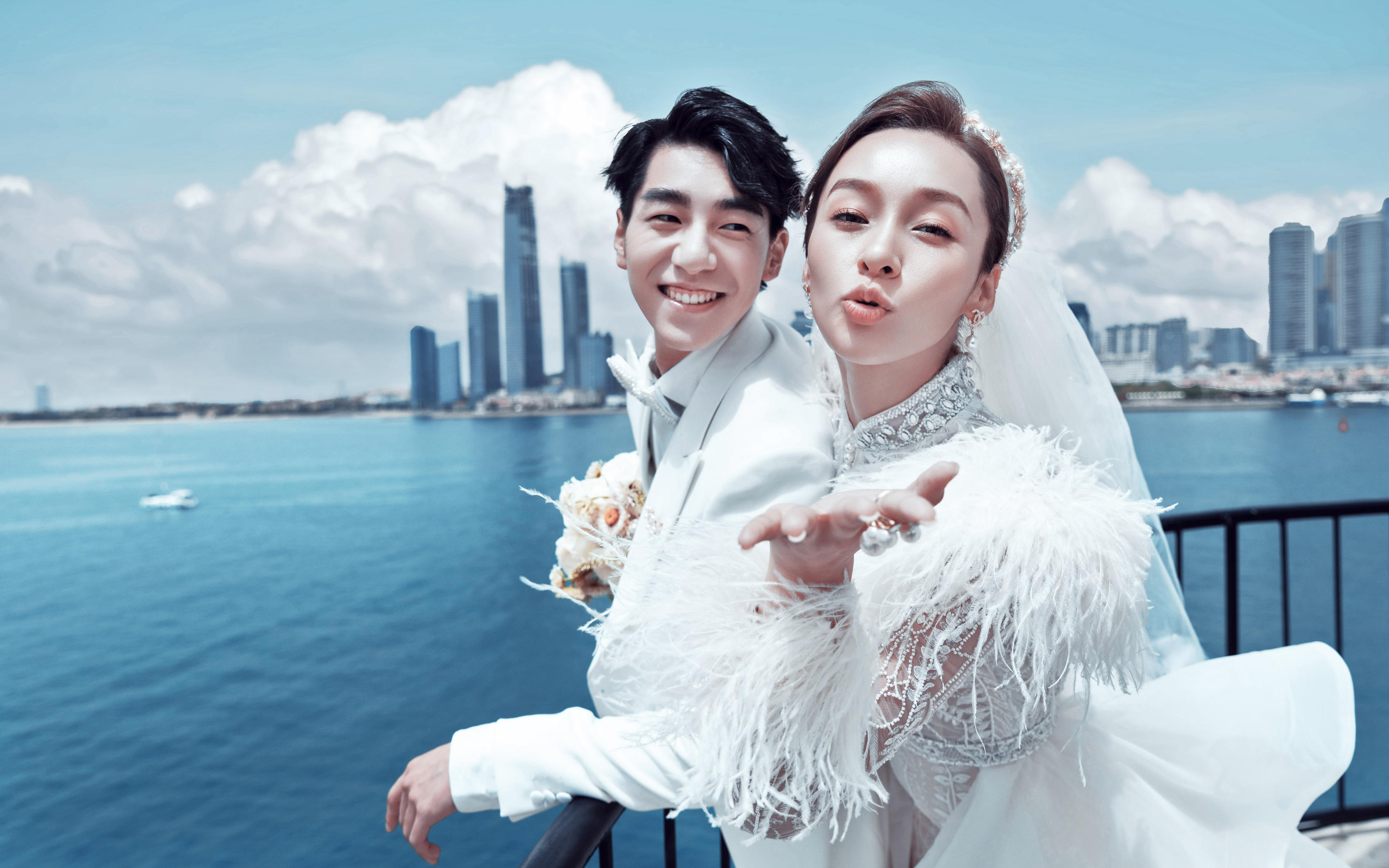 《情人坝 灯塔-三》-高级单婚纱摄影