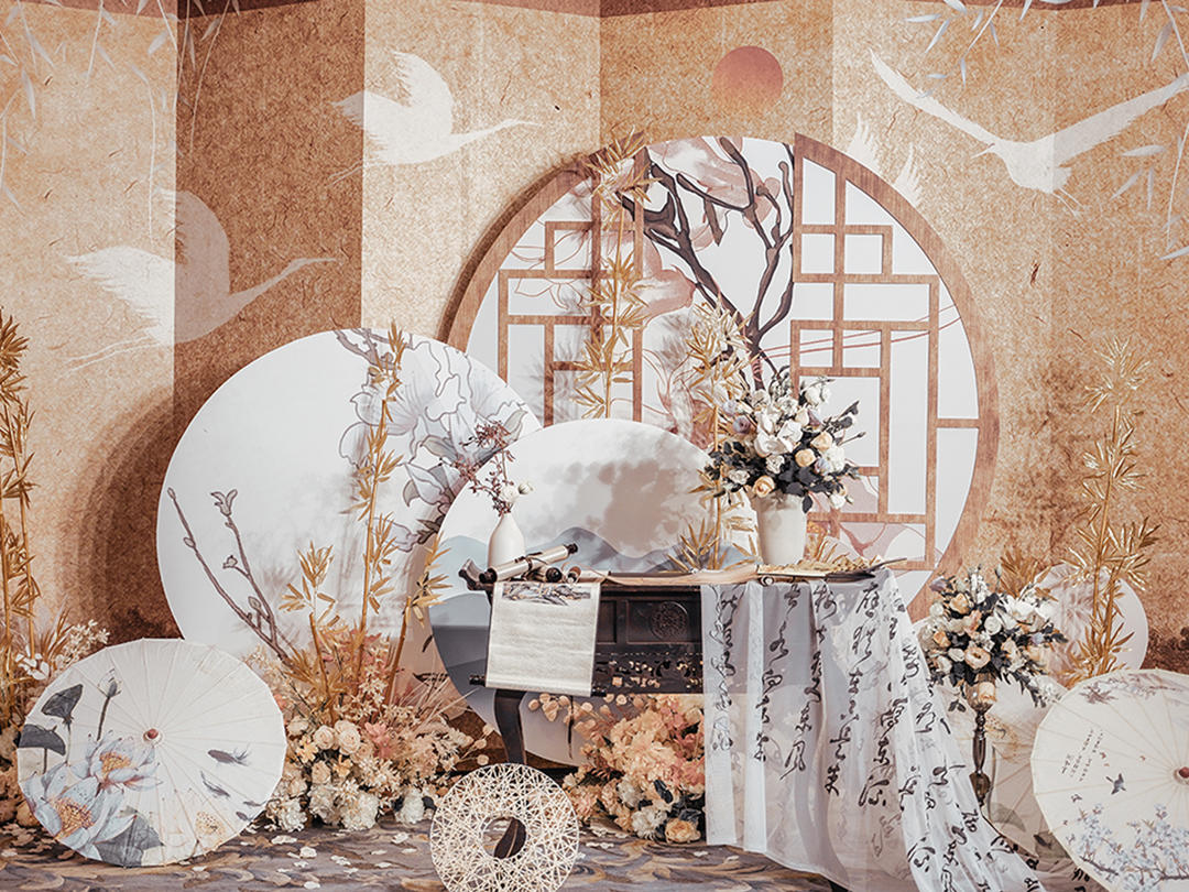 【秋夕】香格里拉｜雅致香槟新中式婚礼