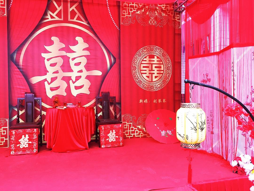 坝坝宴性价比之选中式花轿婚礼