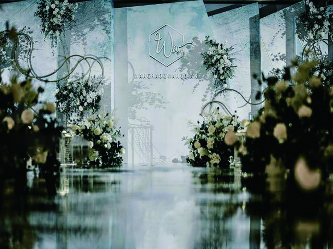 兰州桑上婚典灰蓝创意色调主题婚礼