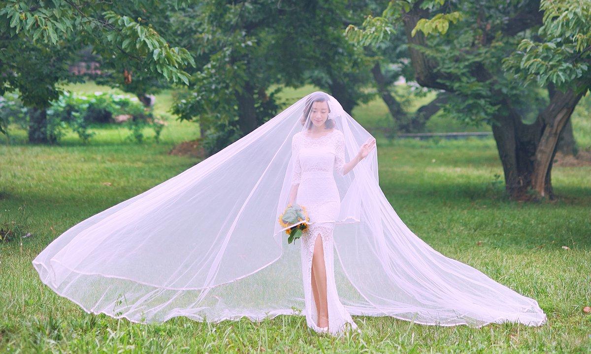 首尔春天清新婚纱照