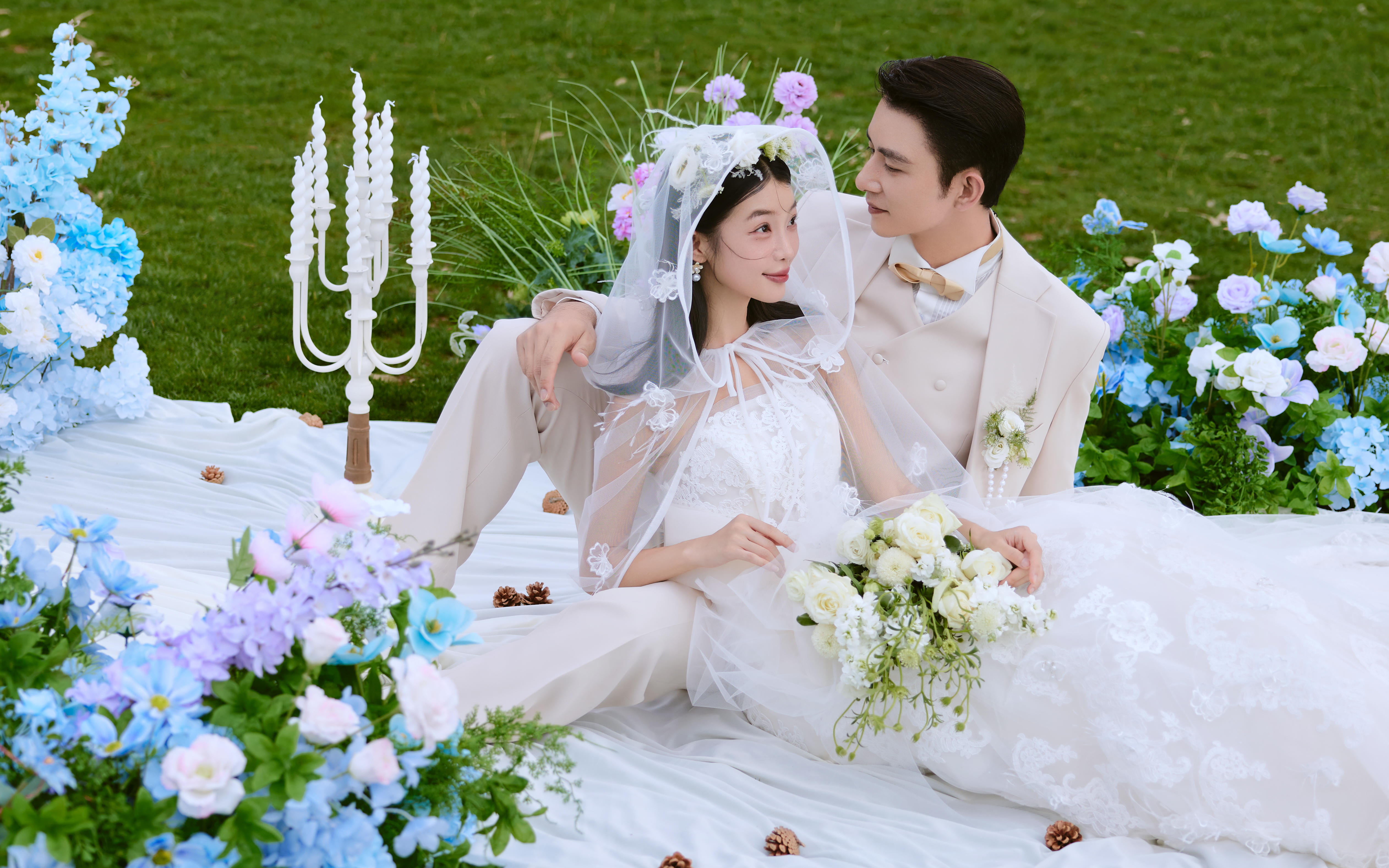 真的不是婚礼现场 是我的仪式感婚纱照啊！
