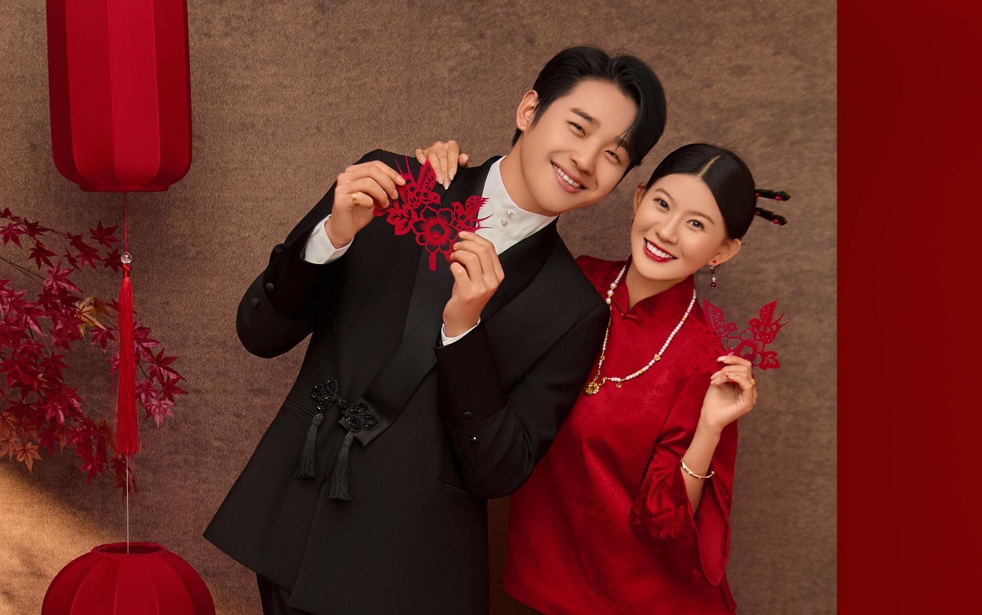 不动声色的东方美学❤️新中式婚纱照