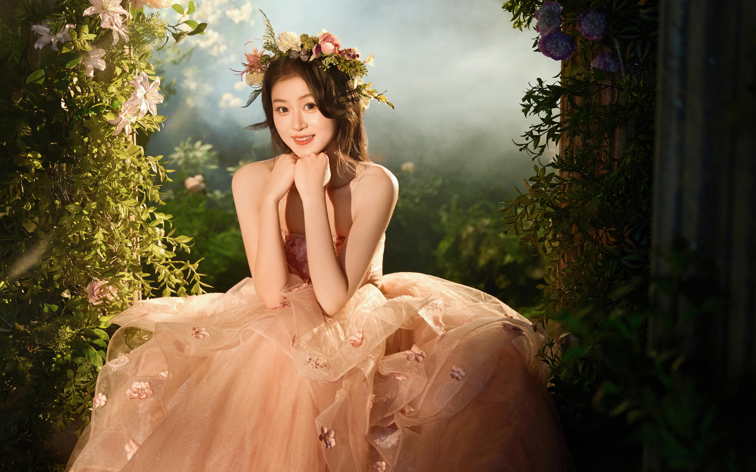 【雪彩客片】拍的花房婚紗照終于出片啦！