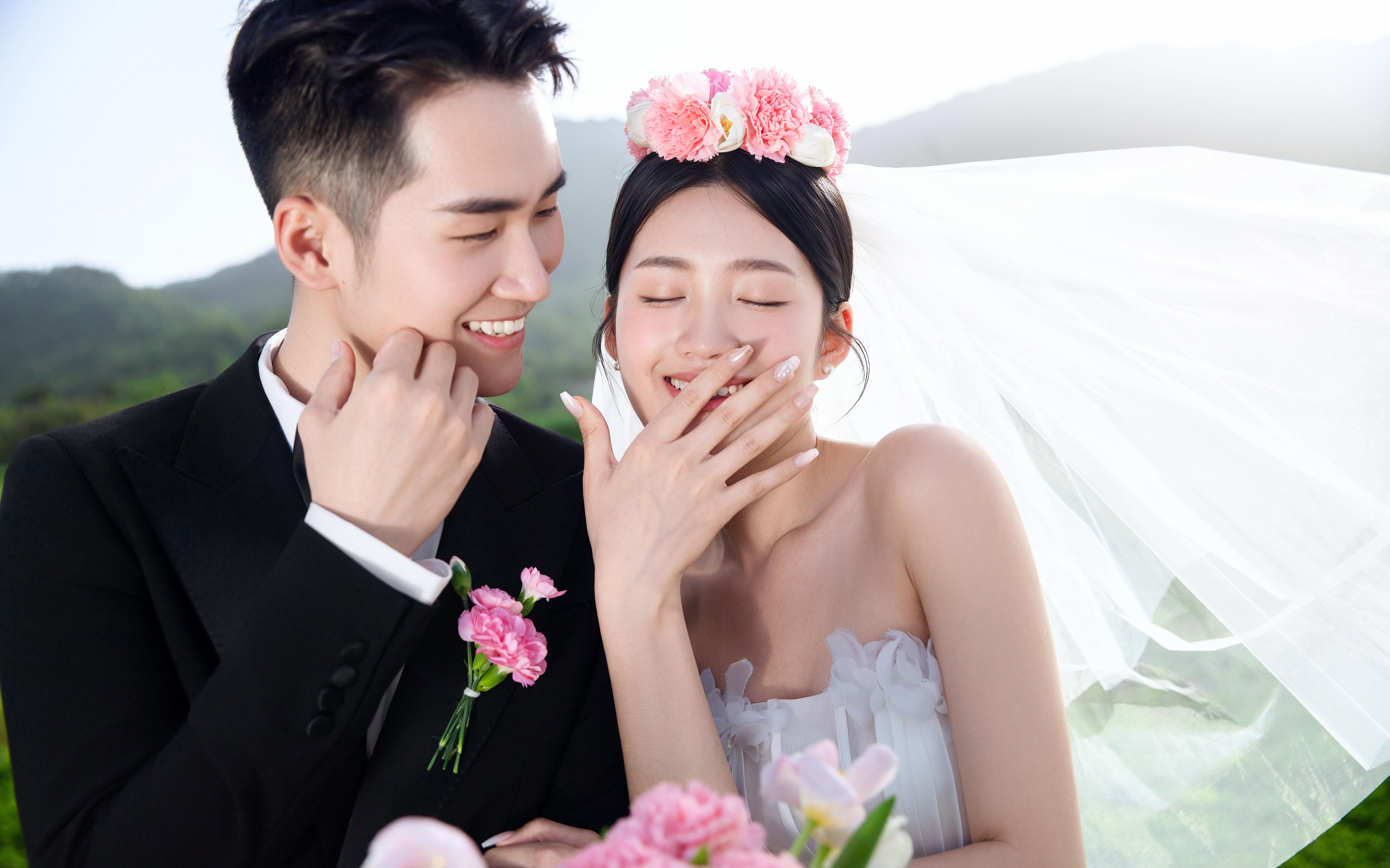 原创客片~草地婚纱照