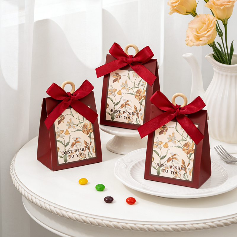 包好发货 成品喜糖套餐简约花卉 喜糖+喜糖盒【成品喜糖不支持退换】