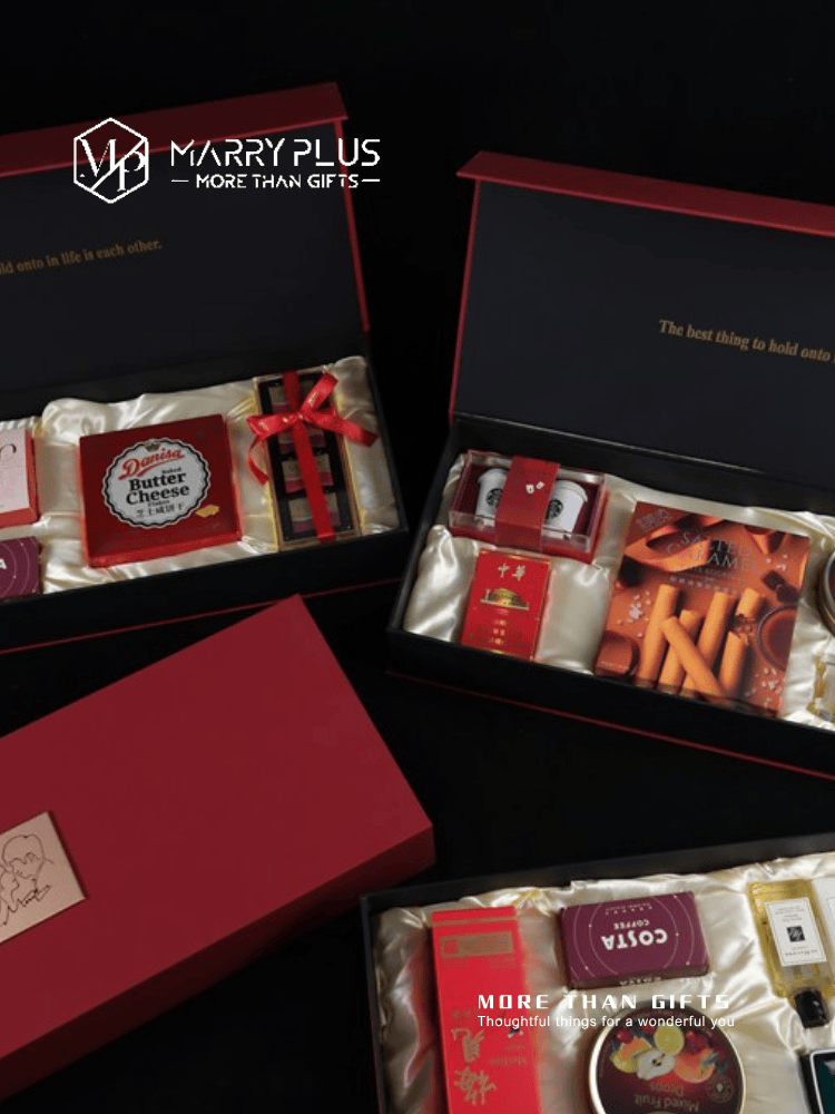 红韵礼匣 结婚伴手礼伴娘成品礼盒伴郎高级感喜糖回礼S2383