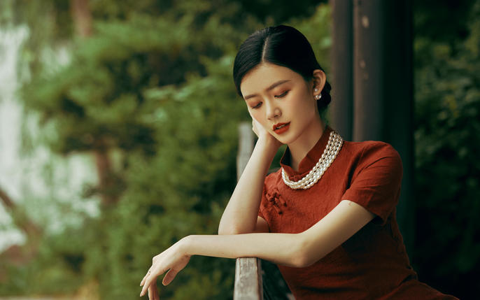 江南风情丨新中式园林婚纱照