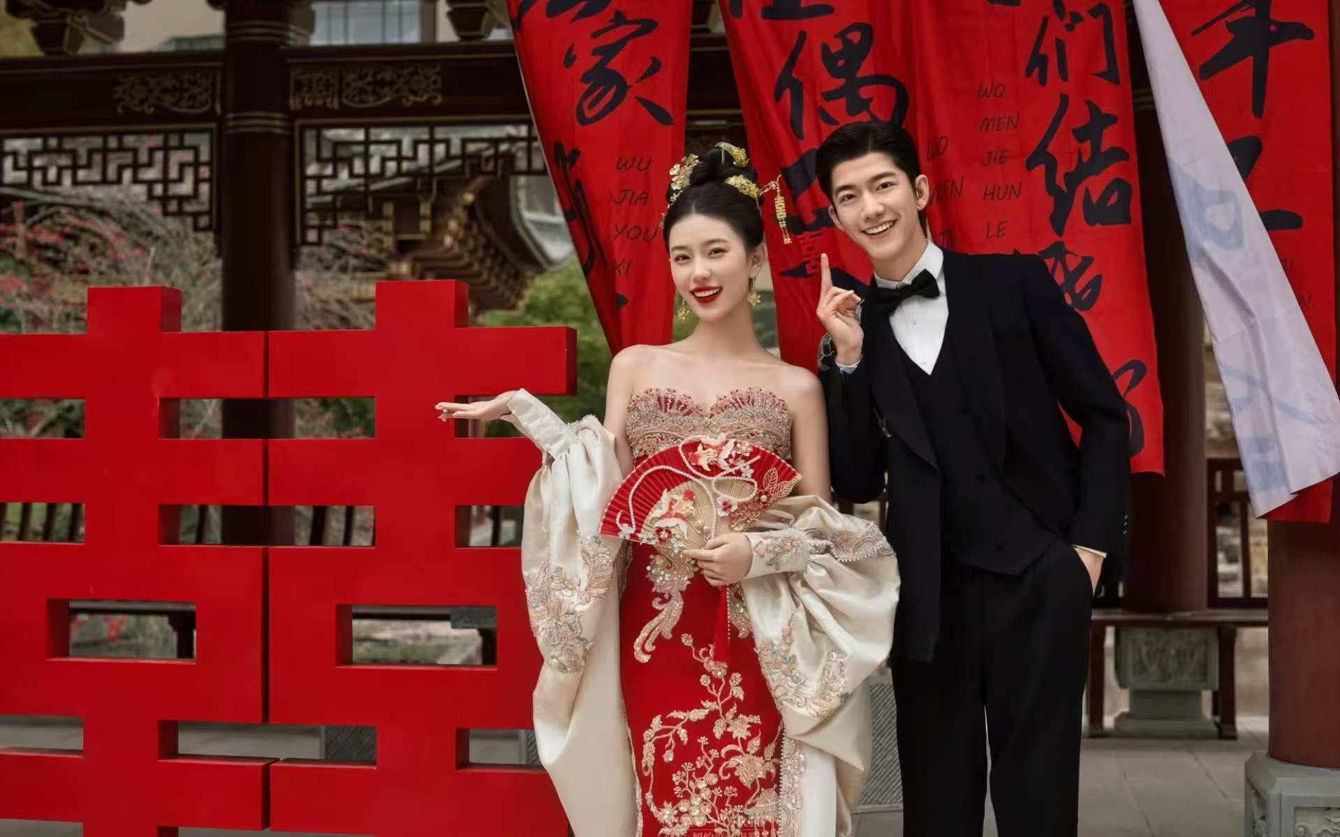 適合渭南仙女們拍喜嫁風