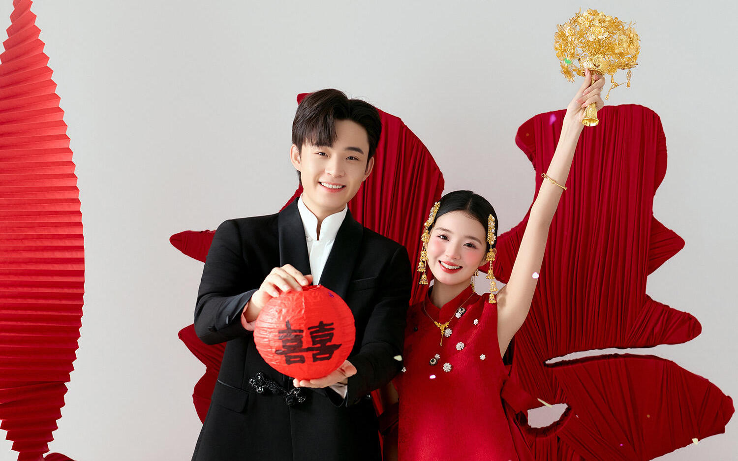 谁懂啊！我的新中式喜嫁婚纱照yyds