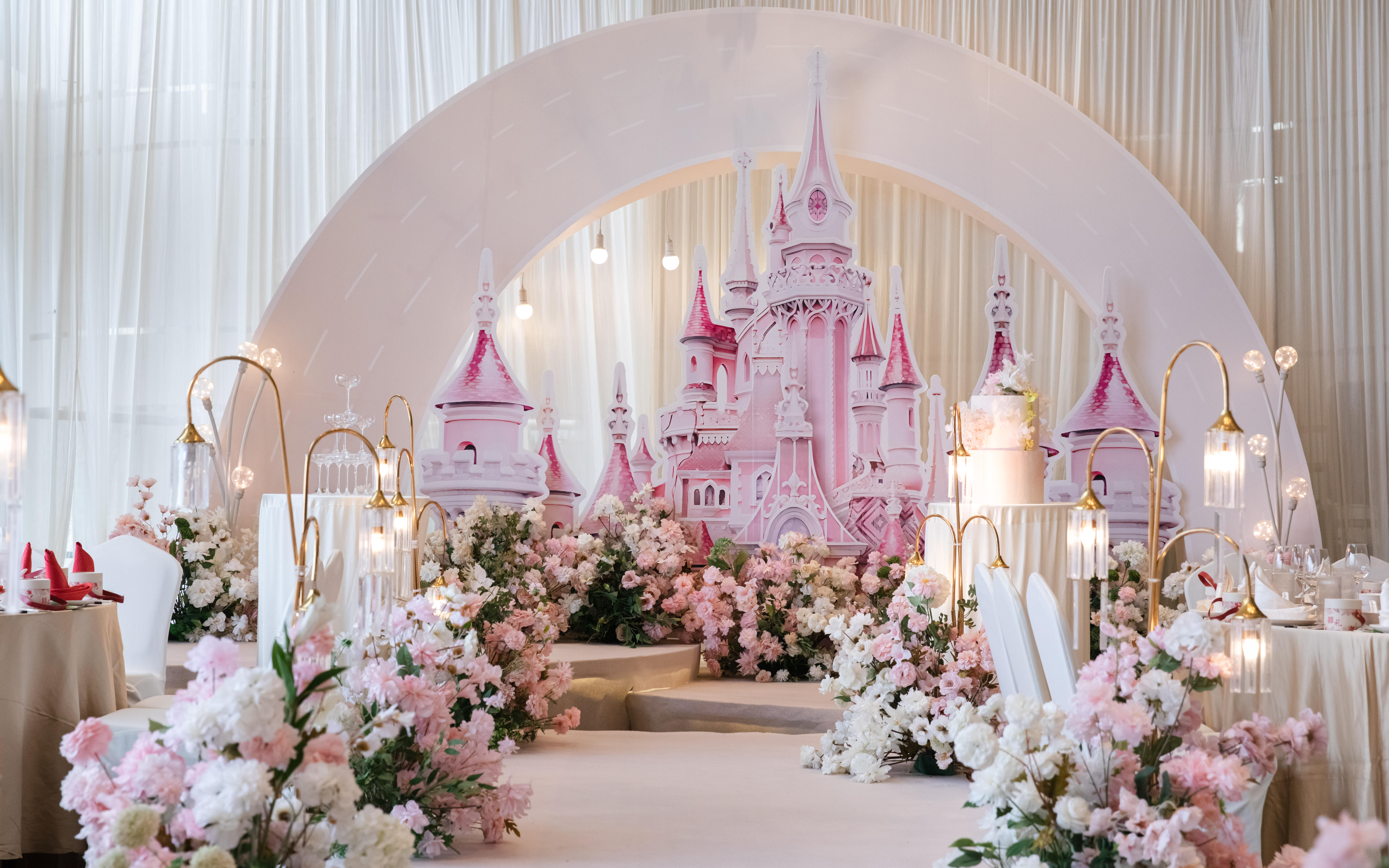「皇家婚礼」粉色童话婚礼