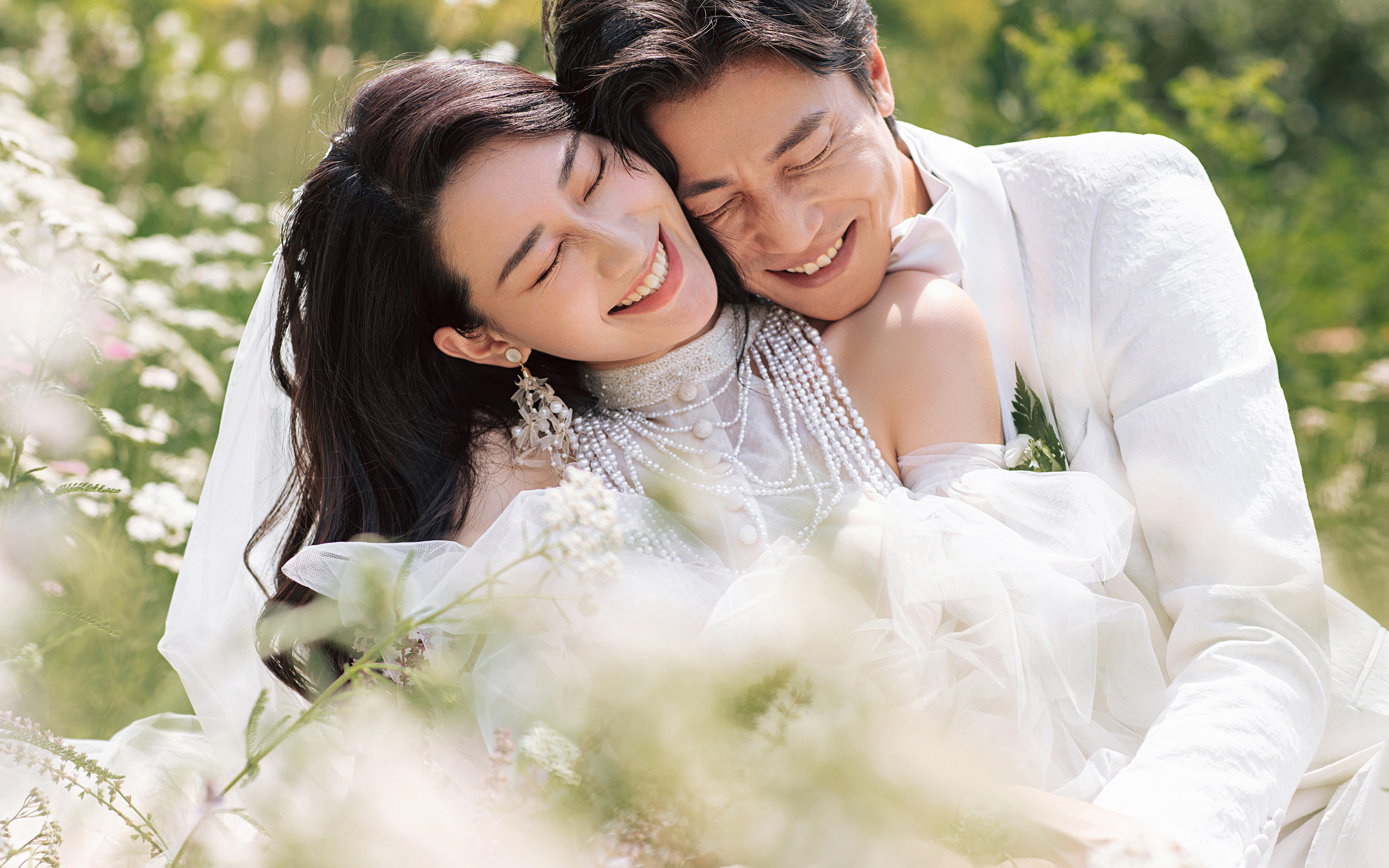 刷爆朋友圈的森系婚纱照