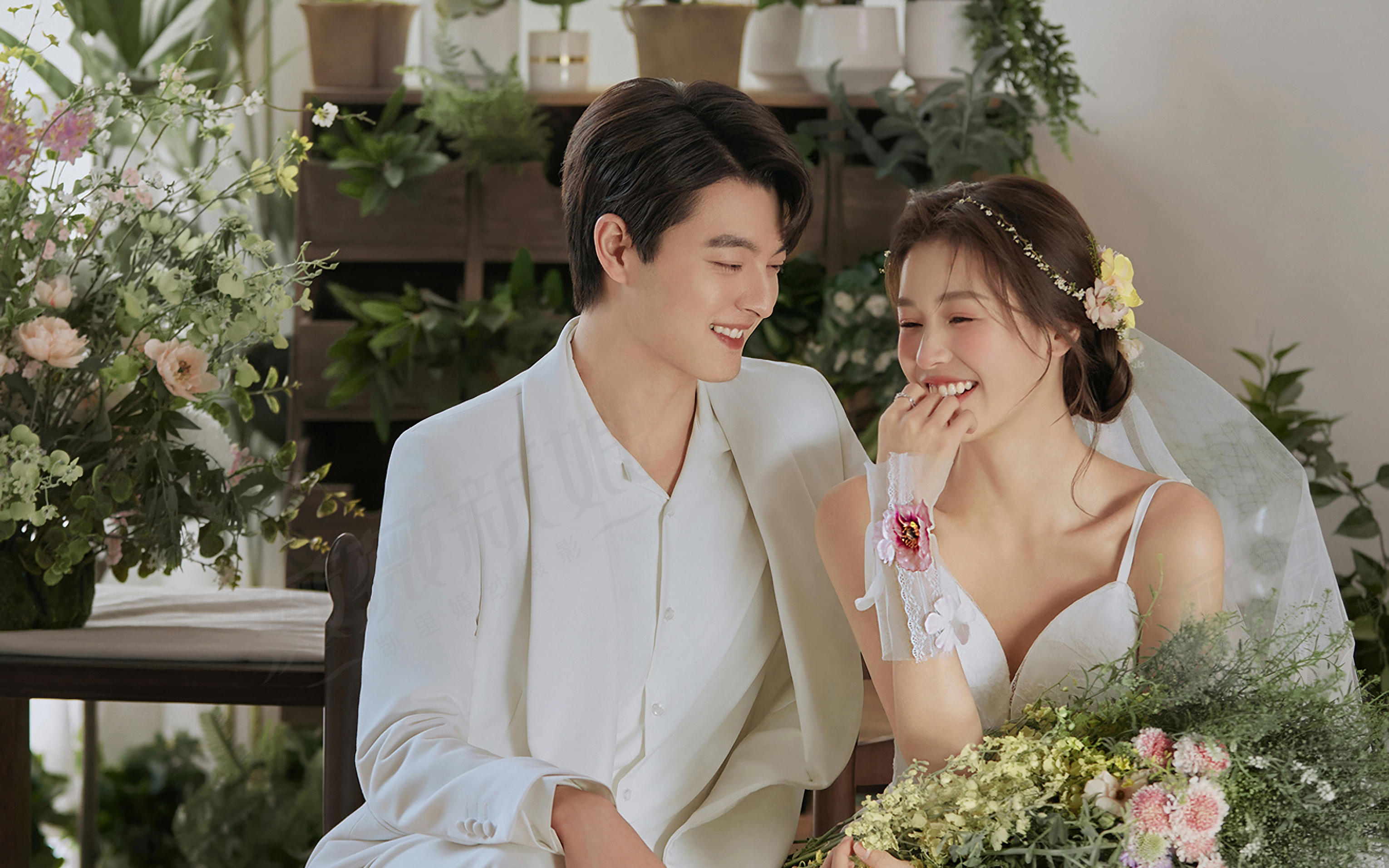 还得是咱00后💐纯爱少女的韩式小清新婚纱照