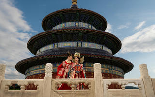 强烈推荐，北京天坛婚纱照，太爱这种大气磅礴的感觉