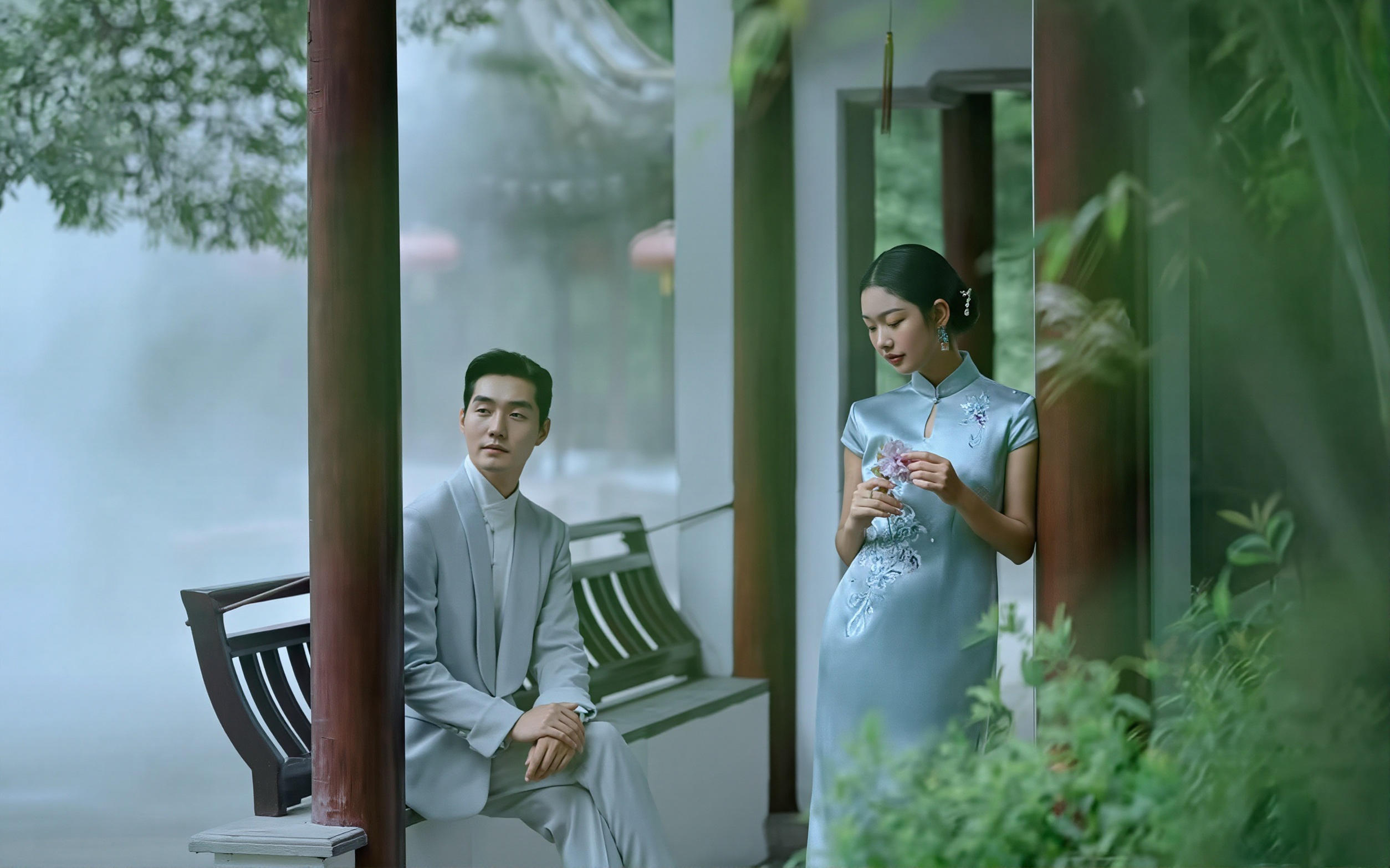 這樣拍的新中式婚紗照 讓你一眼就心動