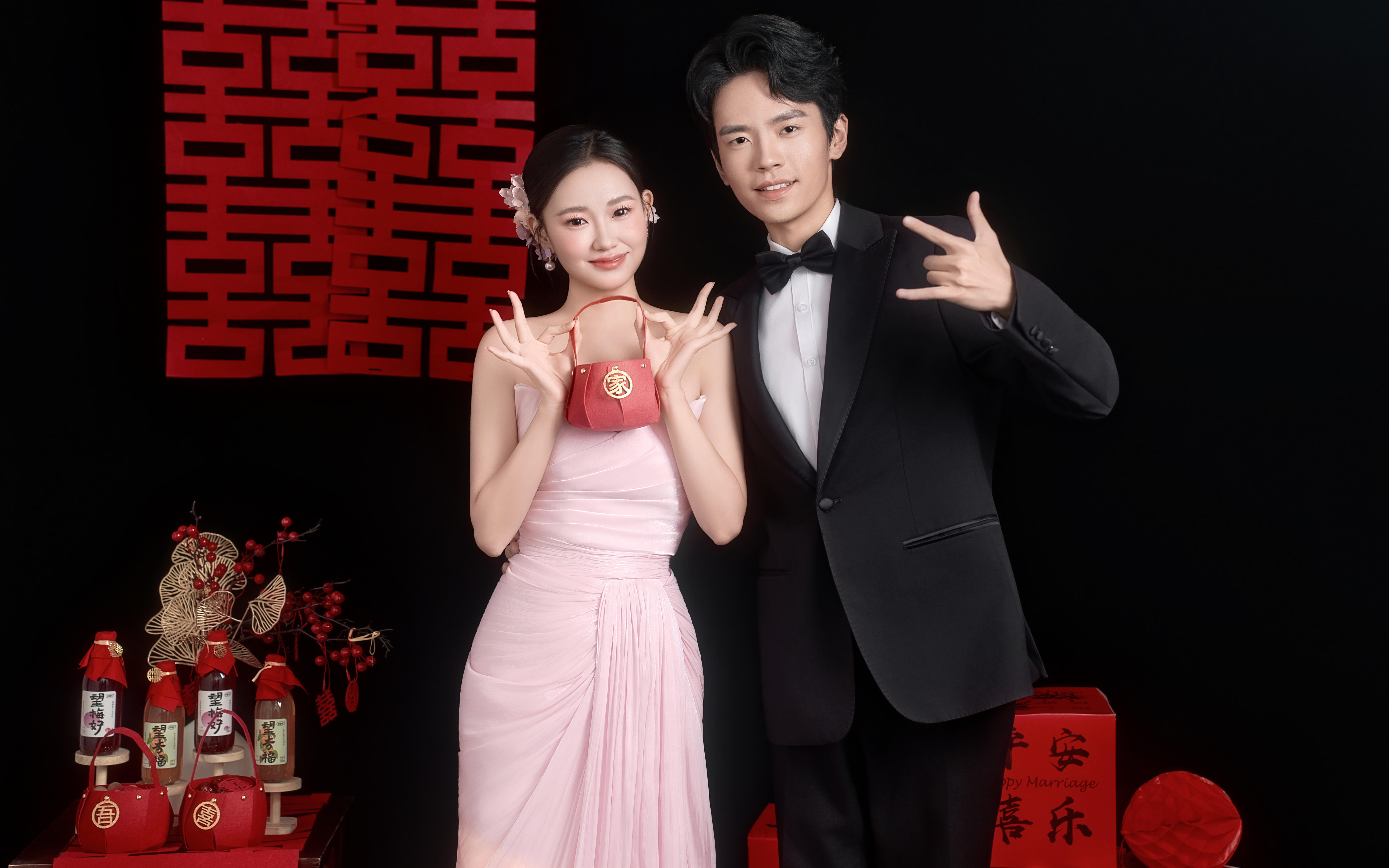 室内光影喜嫁婚纱照