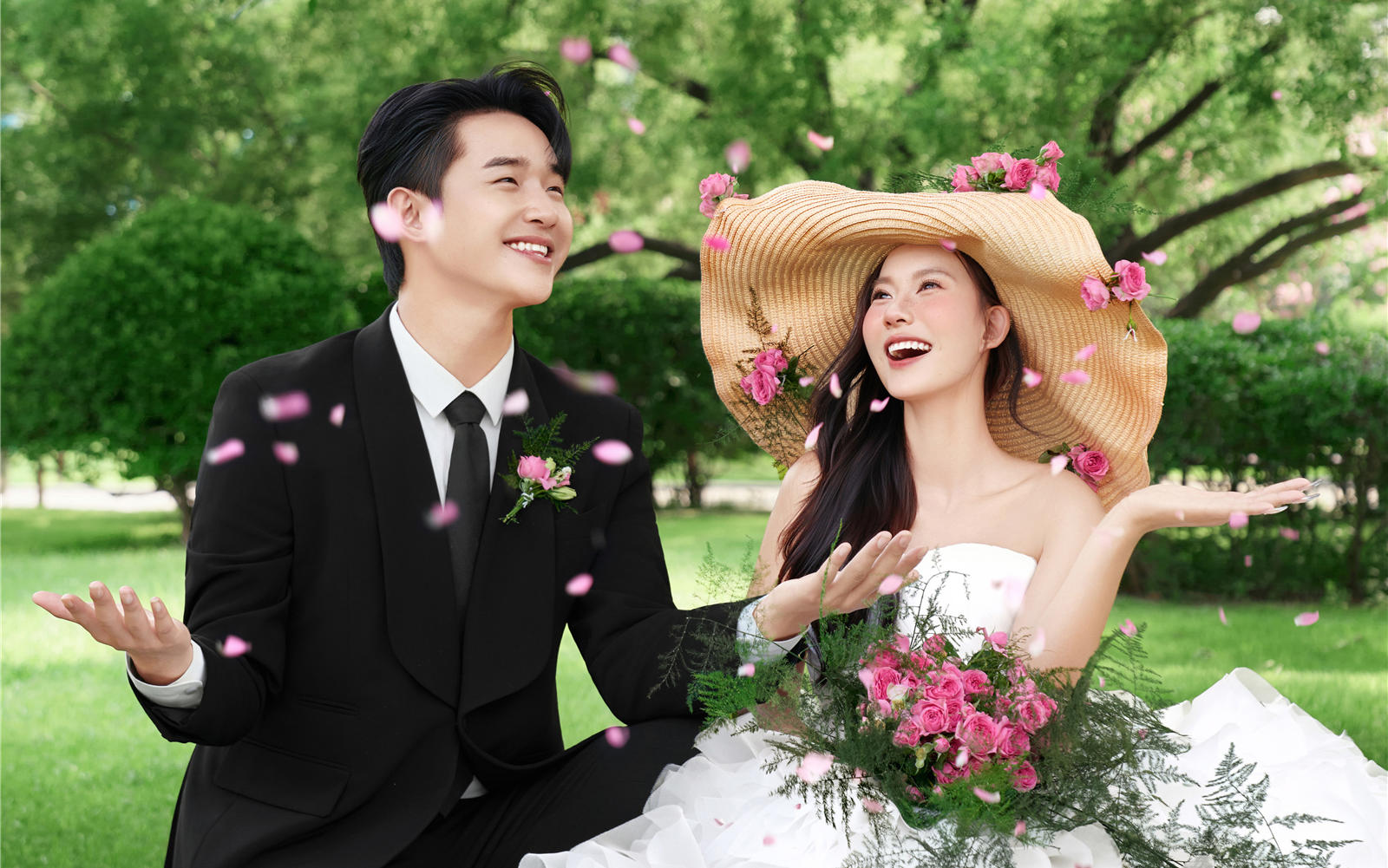 ? 法式森系婚紗照｜被陽光吻過的浪漫瞬間 ??