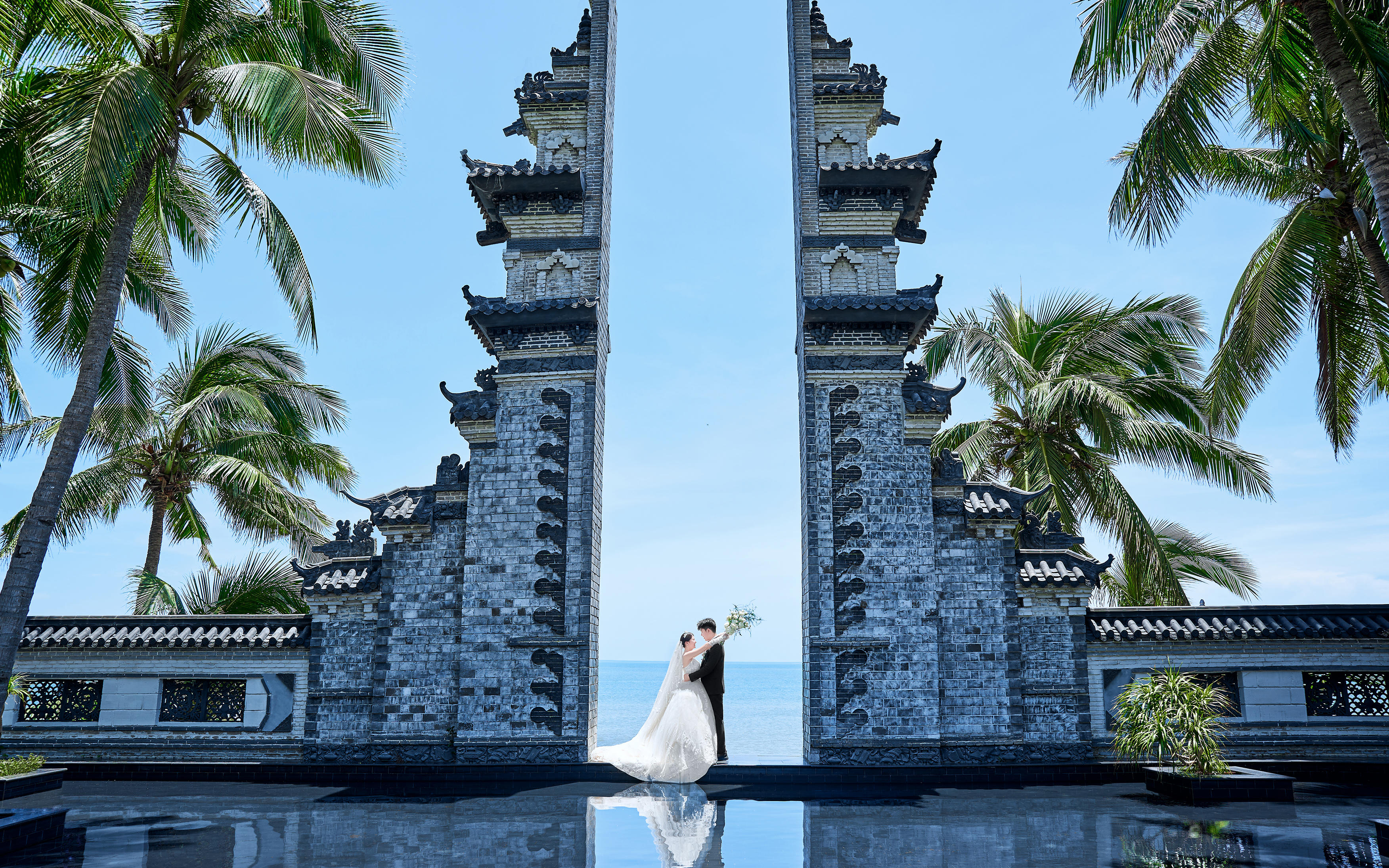 三亚旅拍｜在上帝触碰的海岸线说我愿意