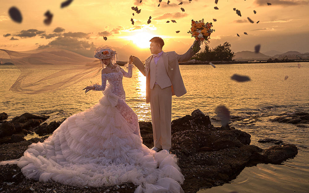 三亚旅拍婚纱照风格合集丨氛围感拉满