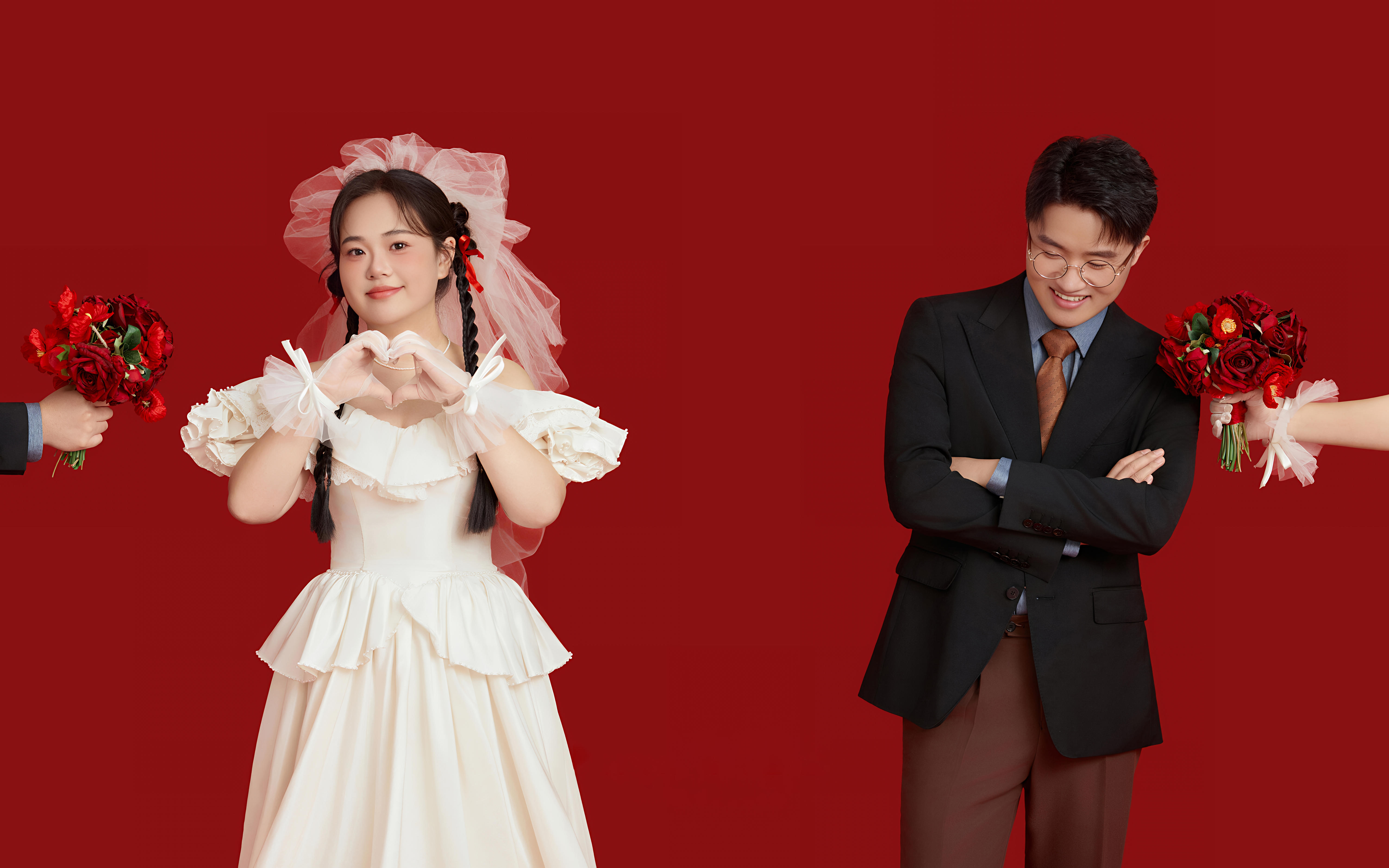 【梵希視覺】分享一組一眼就愛上紅底復(fù)古喜嫁婚紗照