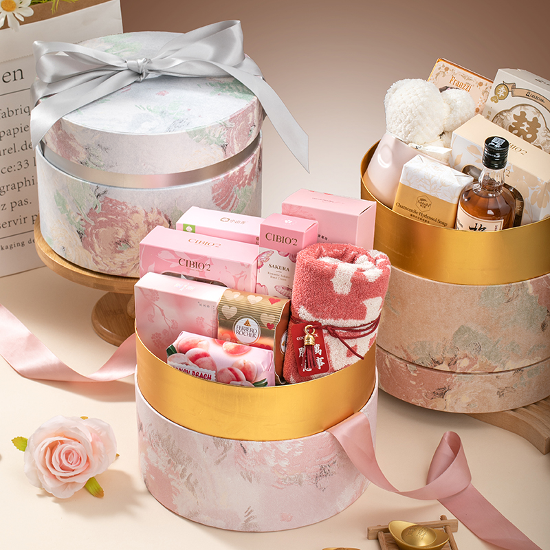 发泡纸圆盒系列 伴手礼女伴娘结婚送宾客回礼实用新婚回礼