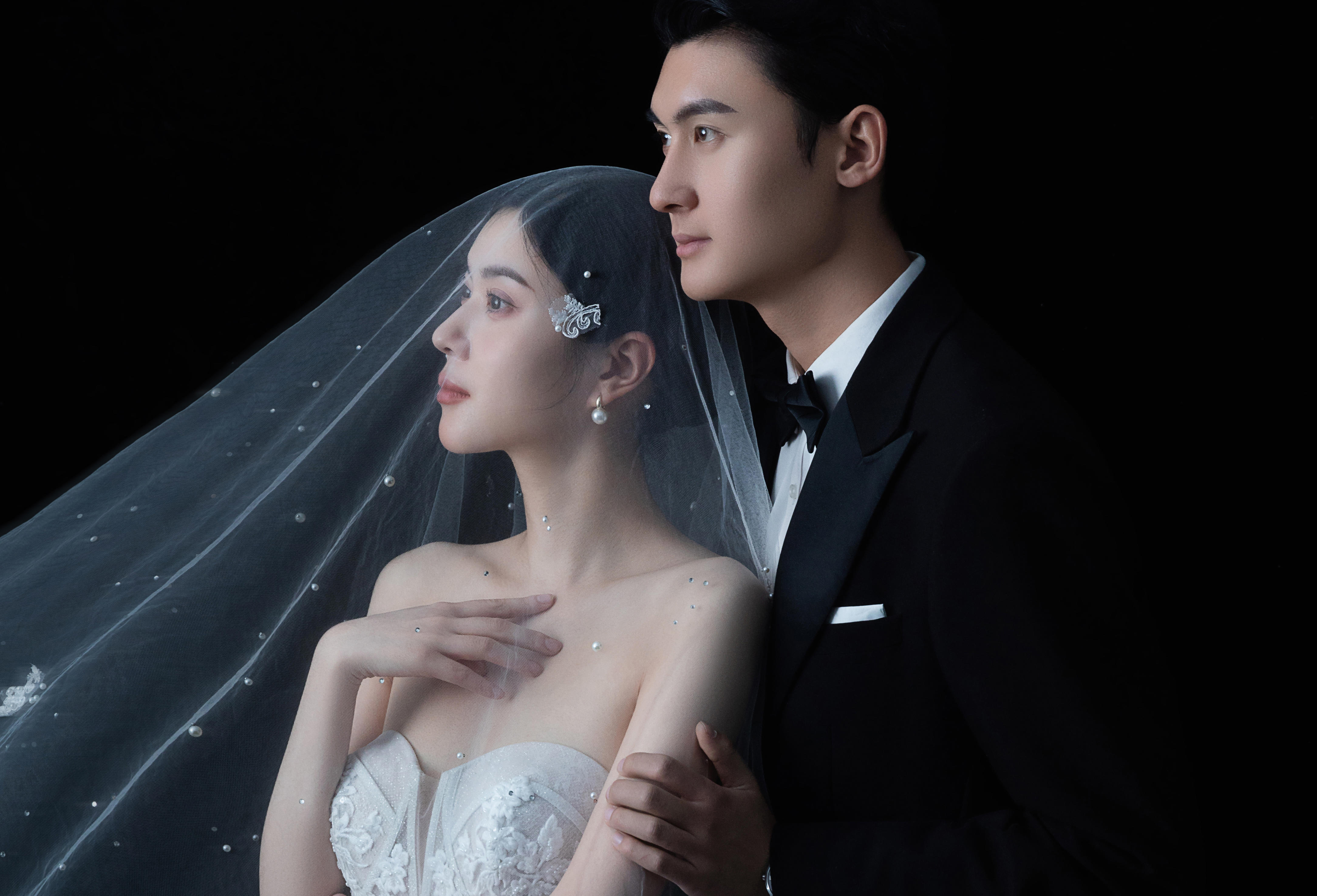 室内极简肖像💗婚纱照
