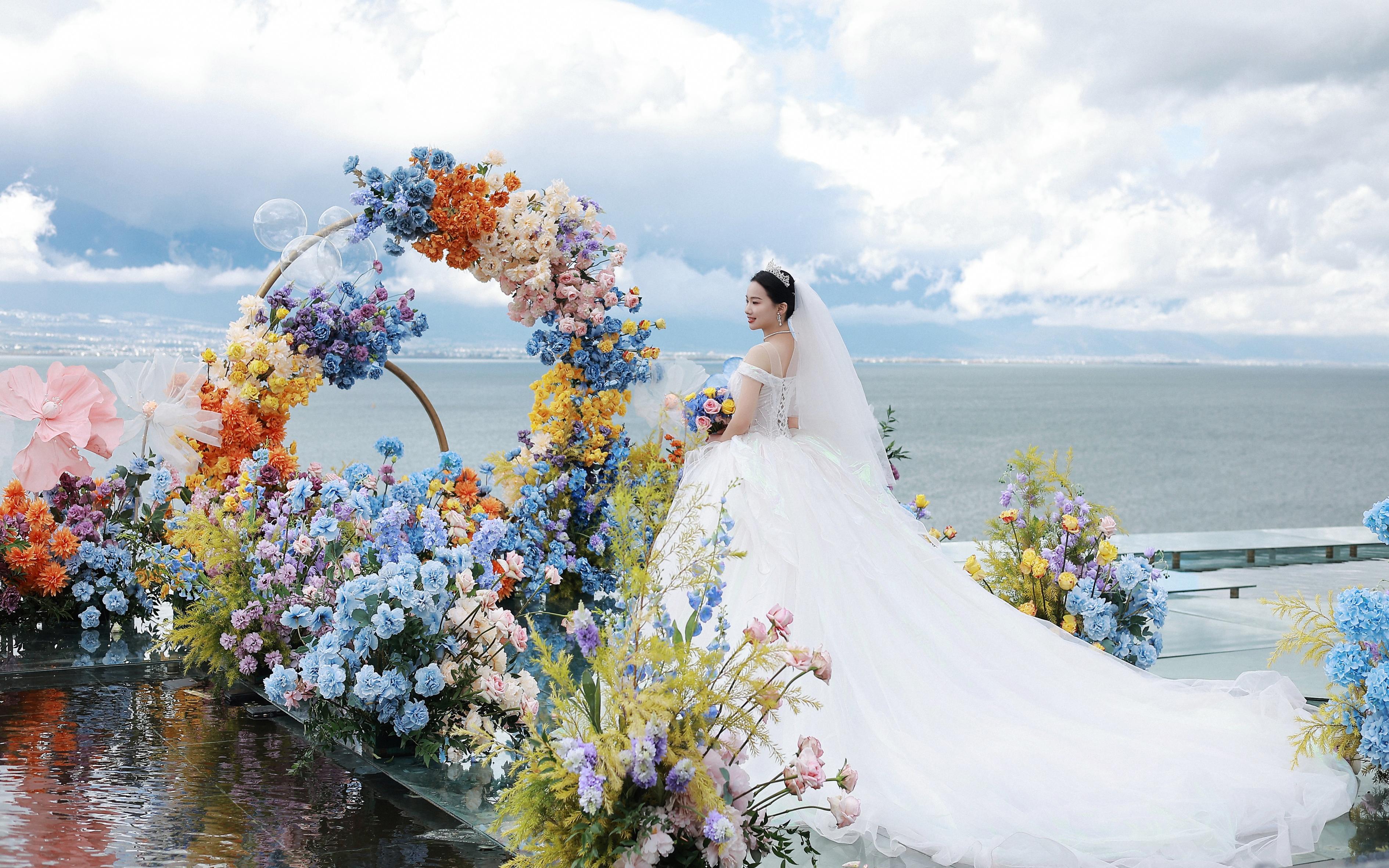 與你相遇，勝過春風(fēng)十里~美人魚目的地水臺婚禮