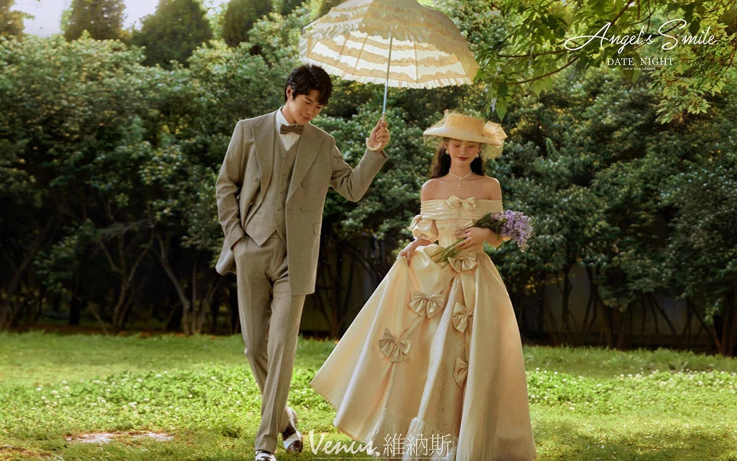 法式系列 森系婚纱照