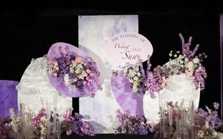 紫色婚礼可以有多美？