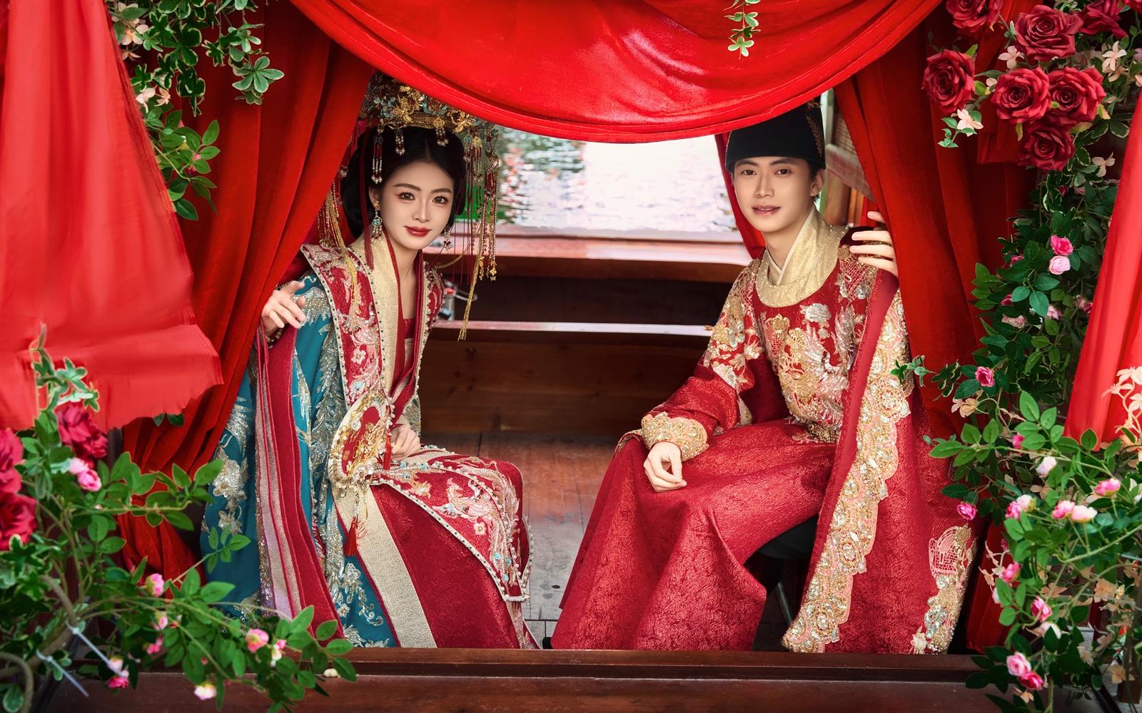 不用到江南??銀川砂之船就可拍的漢服婚紗照