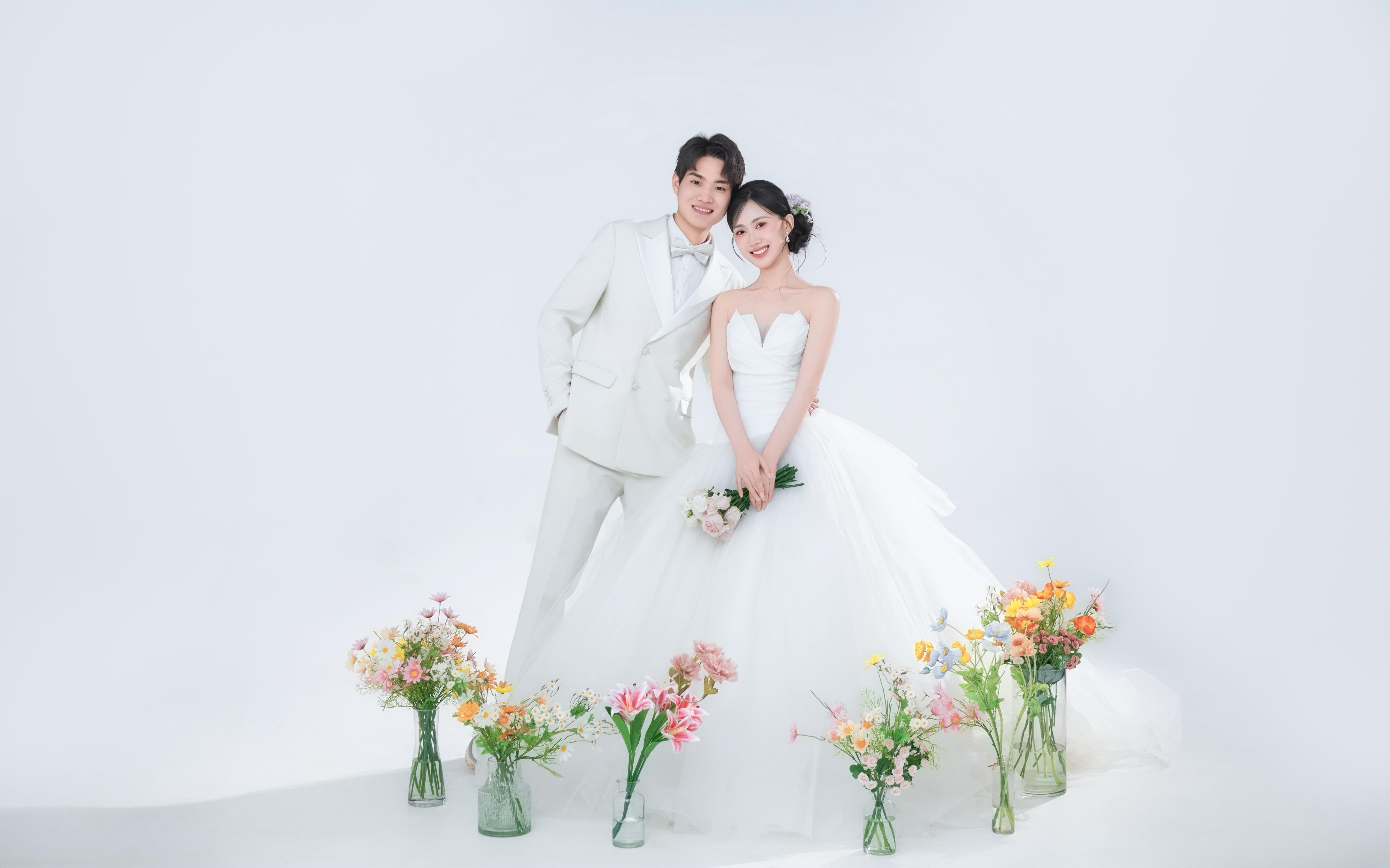 純客片丨少女的松弛感韓式婚紗照誰能拒絕