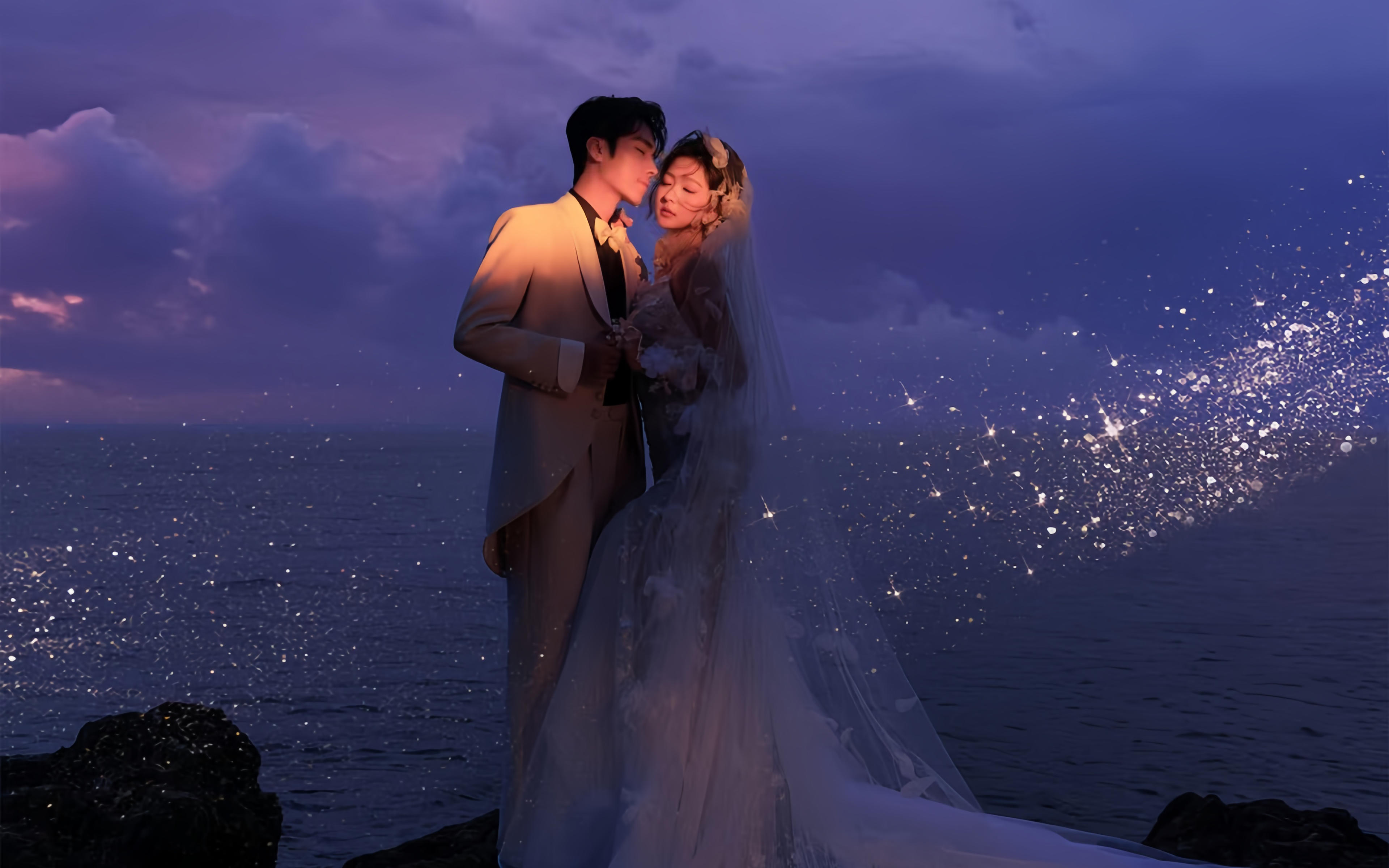 【婚纱照基地海边唯美】