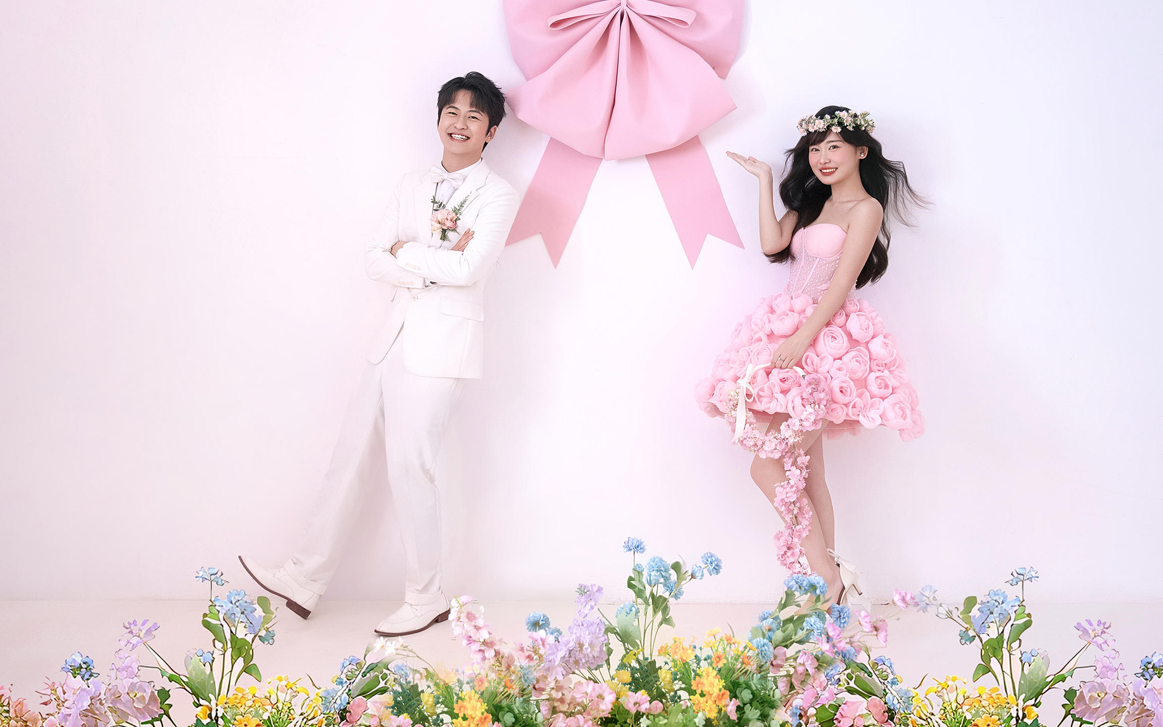 愛意在花海中暈染