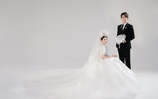 【莫奈映画】甜美温柔的韩式极简婚纱照
