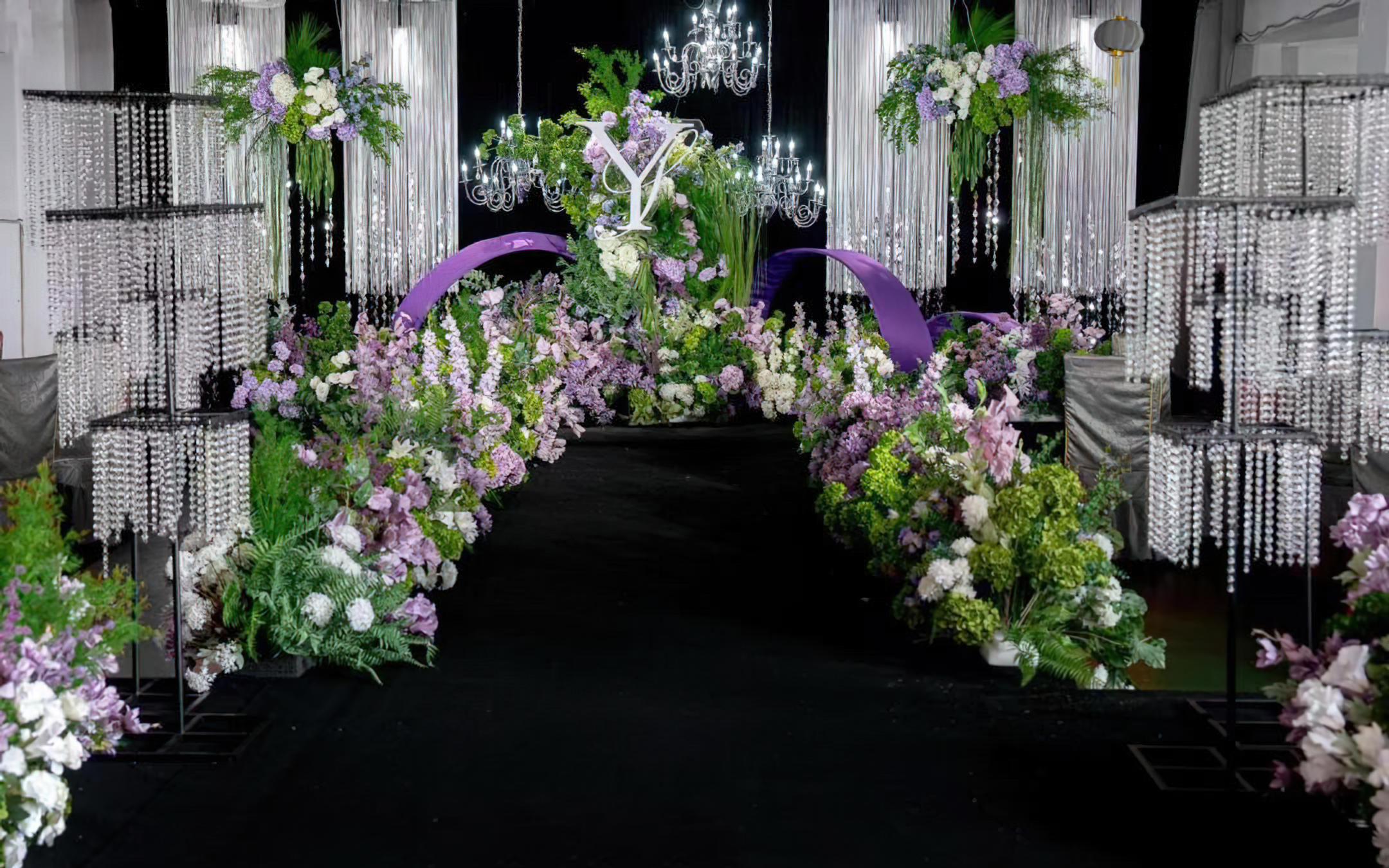 [景星门]白绿紫色系韩式婚礼