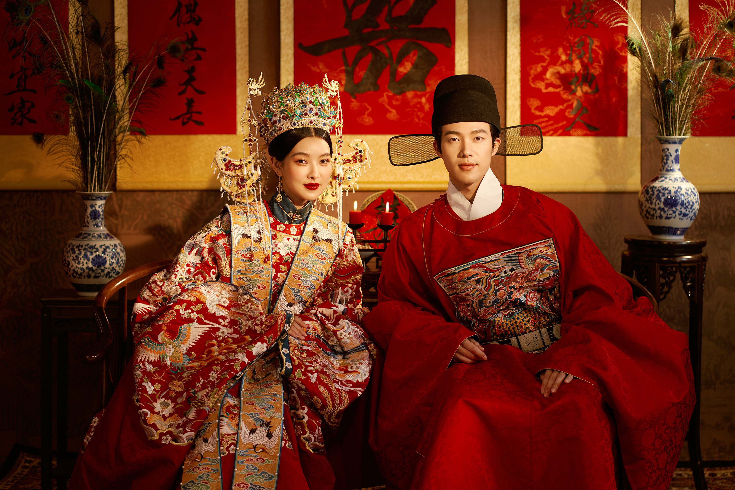 【小预算】婚纱照6服6造+40张精修+底片全送