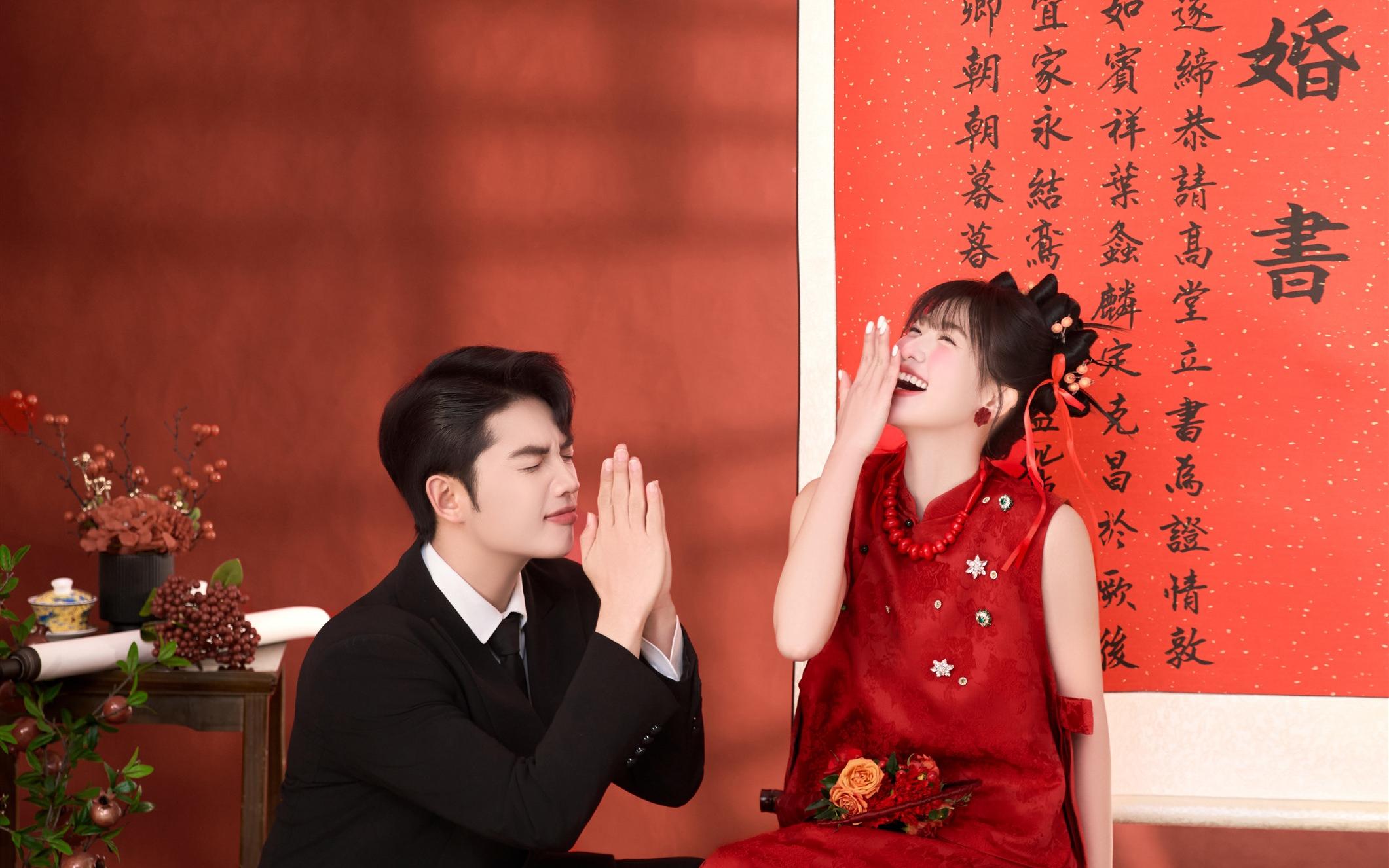 中式婚照天花板！这组喜嫁风直接把我甜晕