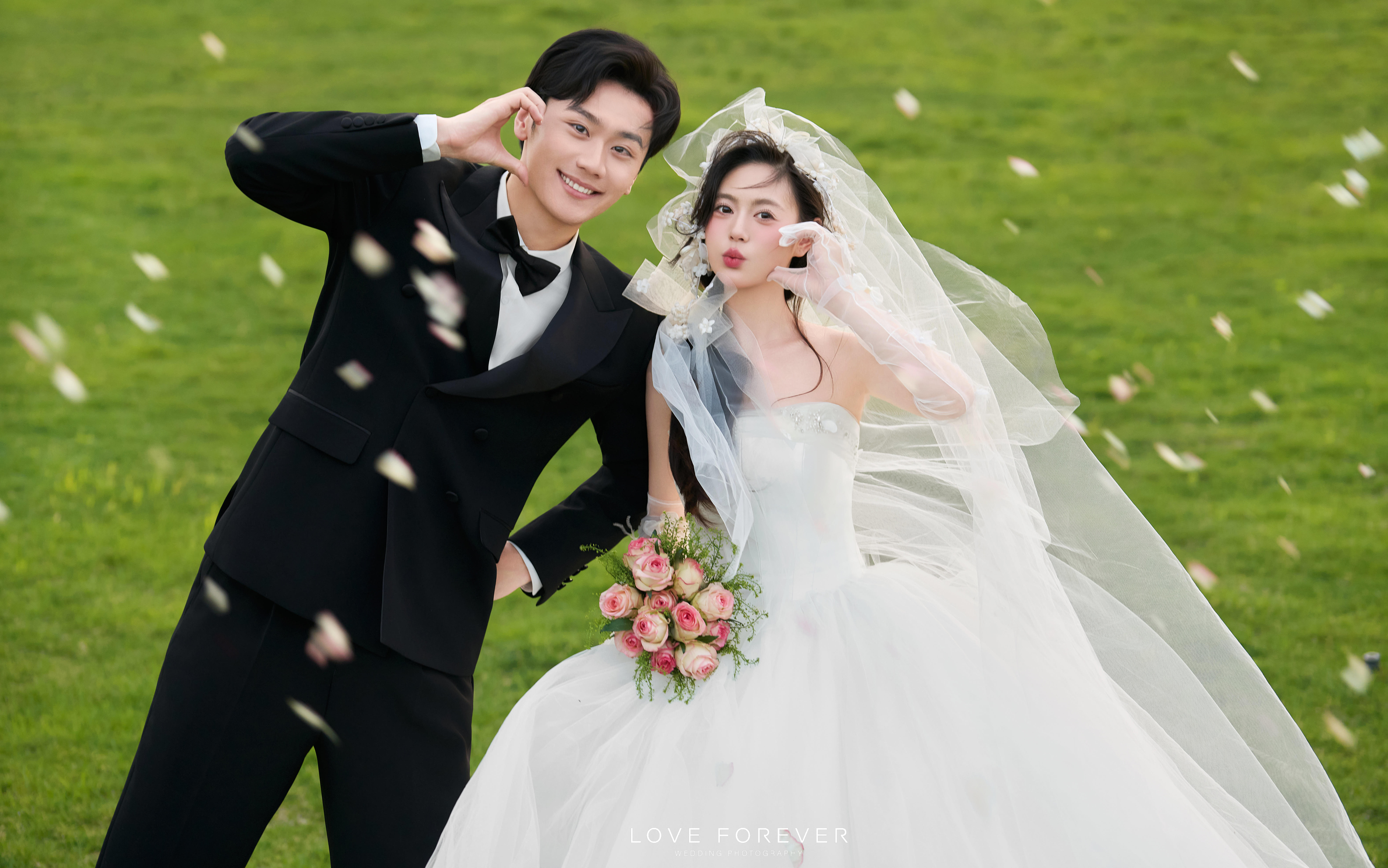 昆明婚紗照草坪婚紗照外景婚紗照森系婚紗照