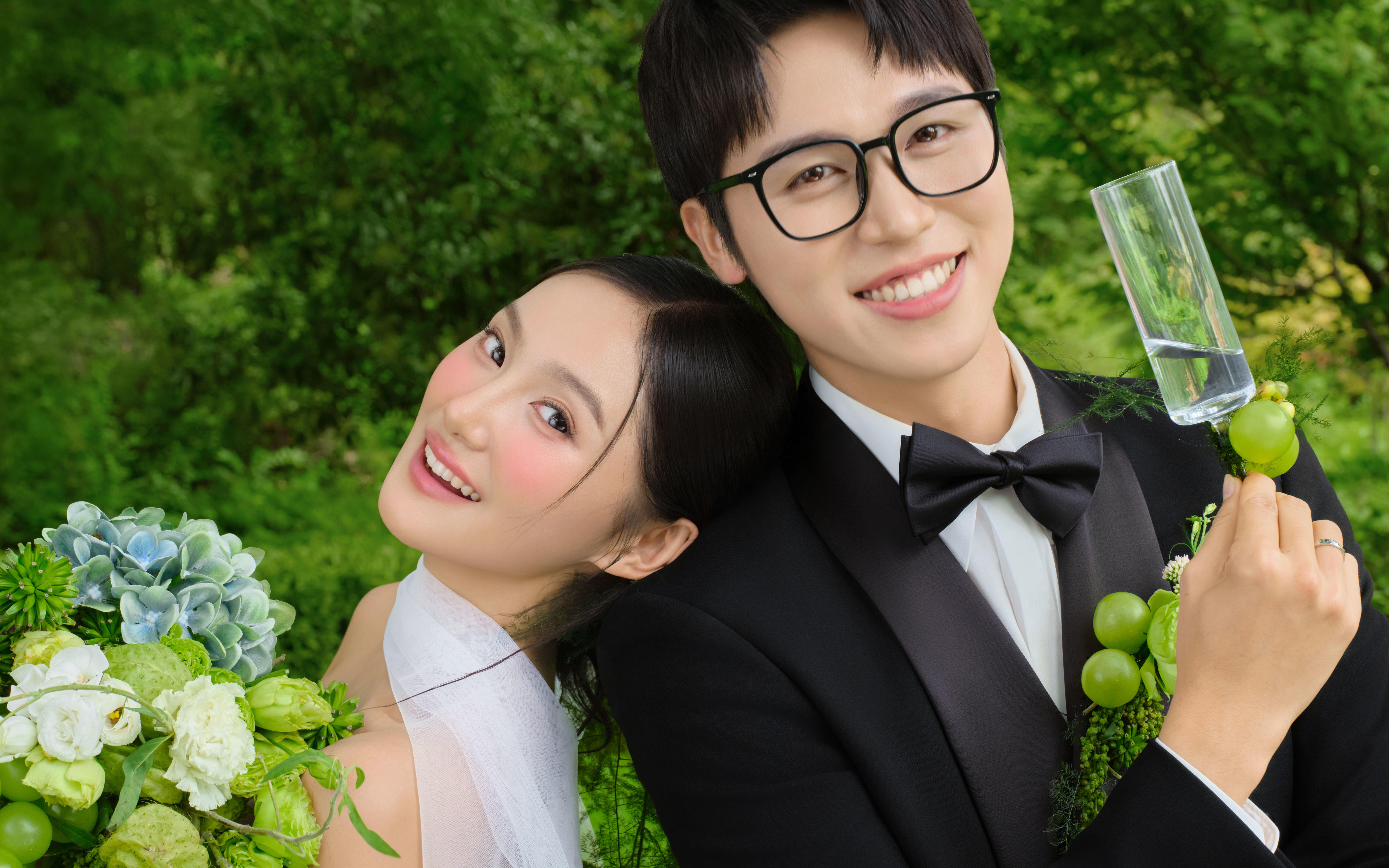 外景森系紀(jì)實(shí)感婚紗照~