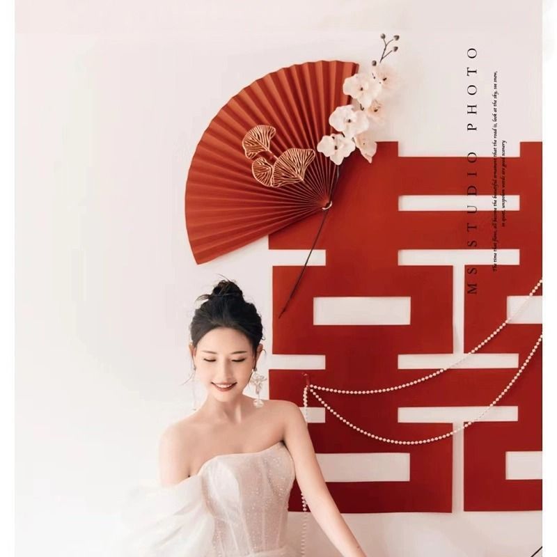 簡約婚房裝飾 結(jié)婚房間臥室男女方新房囍字網(wǎng)紅墻貼喜字貼