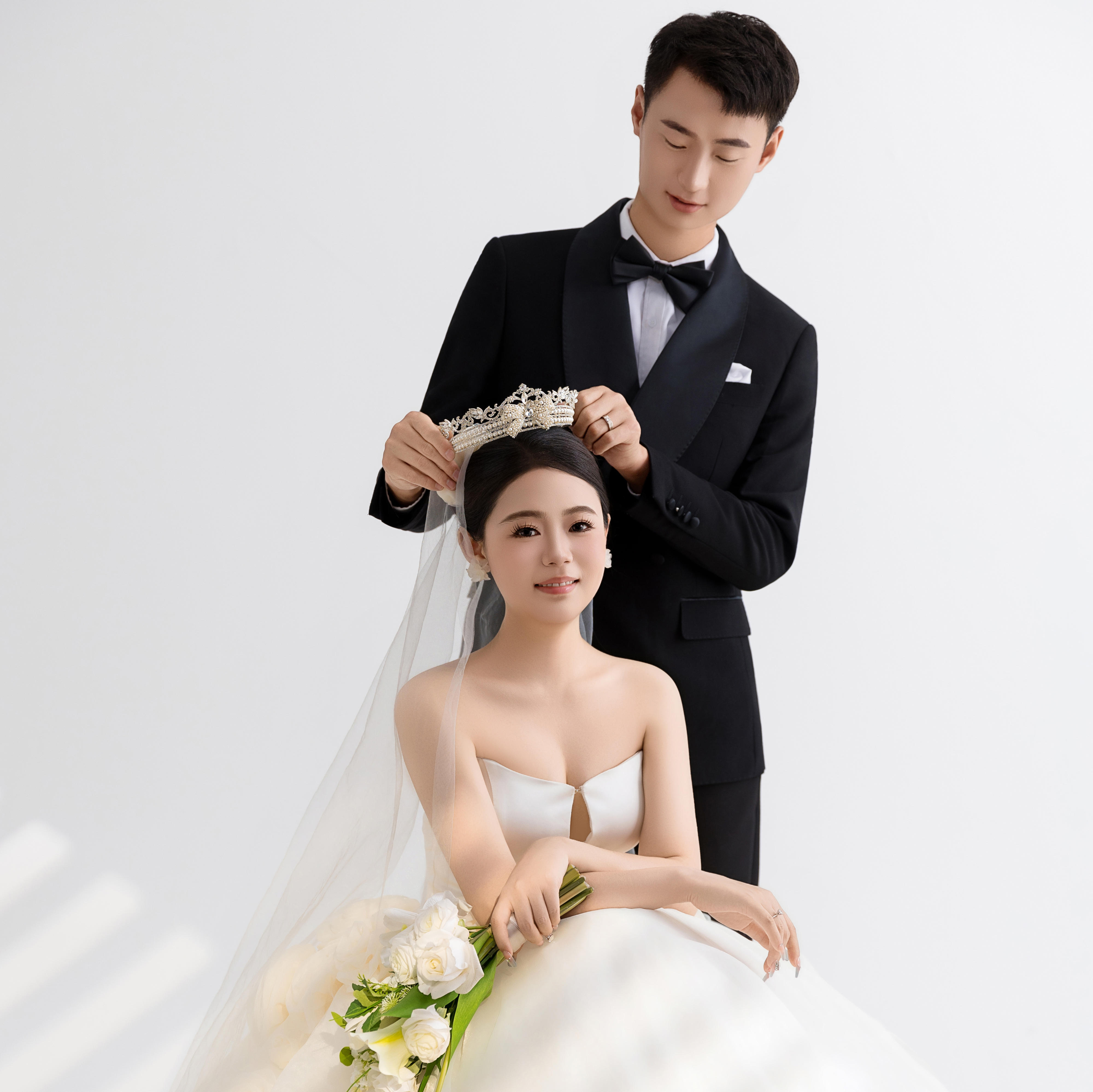 高级光影主白纱