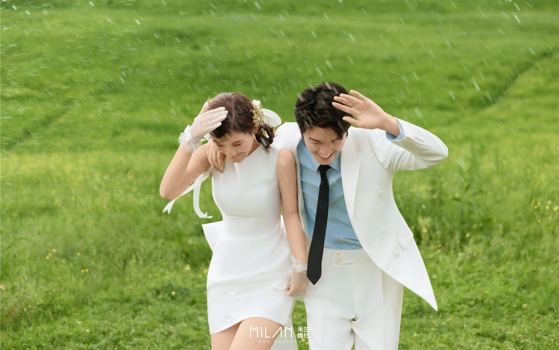 🌼 救命！我的婚纱照比偶像剧还甜