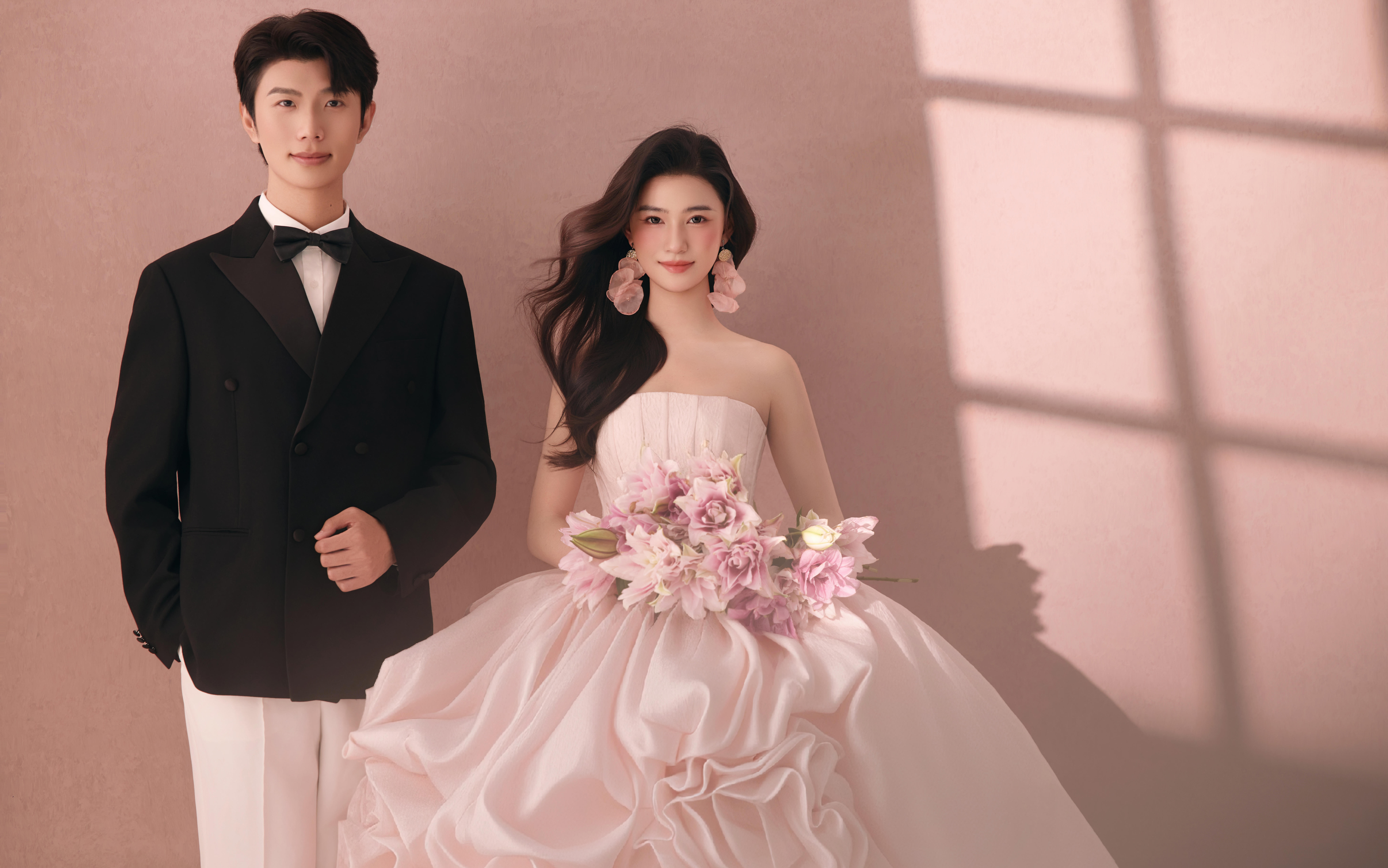 【油彩定格】室内彩纱婚纱照