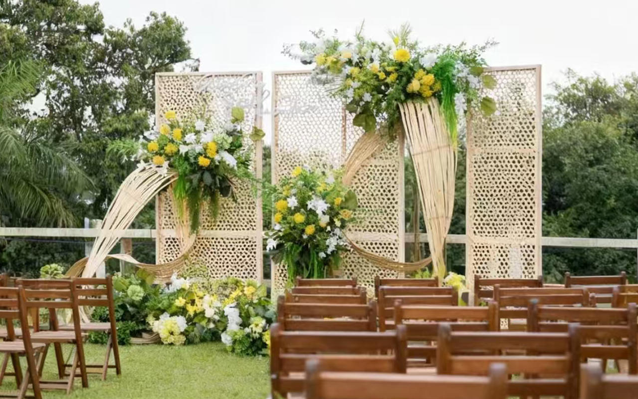 小預(yù)算草坪戶外婚禮