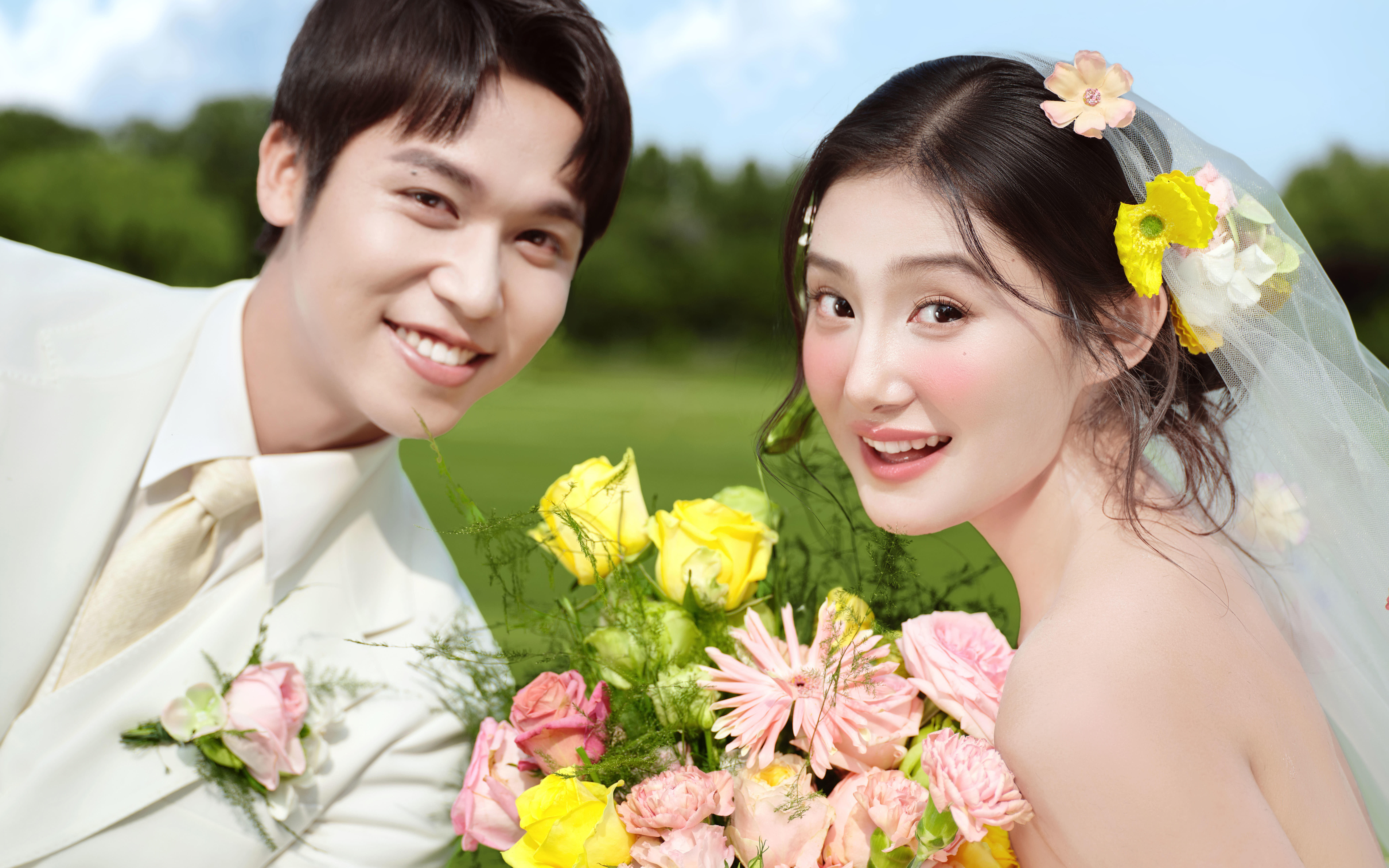 被夸爆的綠野彩紗系婚紗照?美到犯規(guī)了