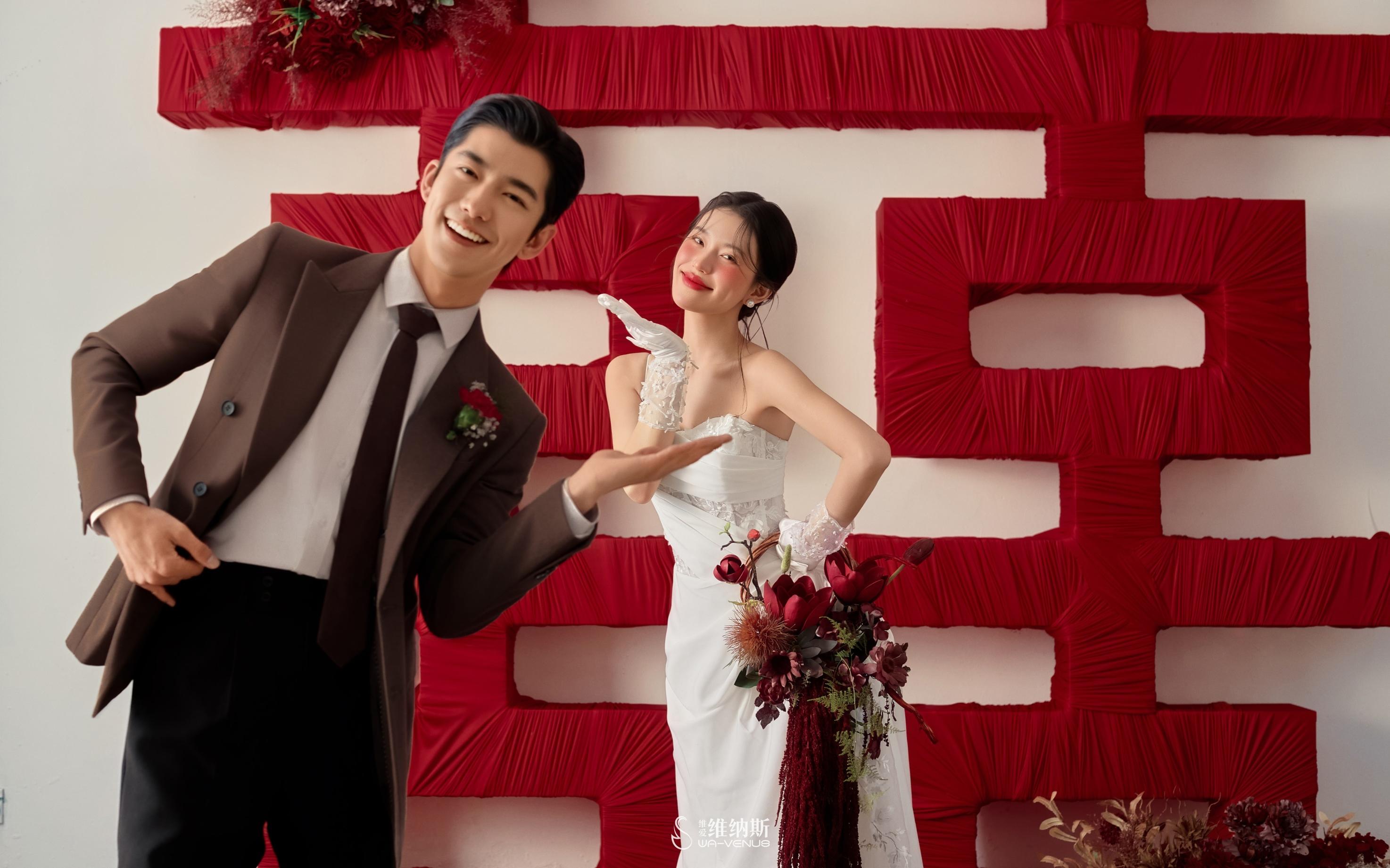 喜嫁風(fēng)婚紗照 滿屏盡是甜蜜的味道