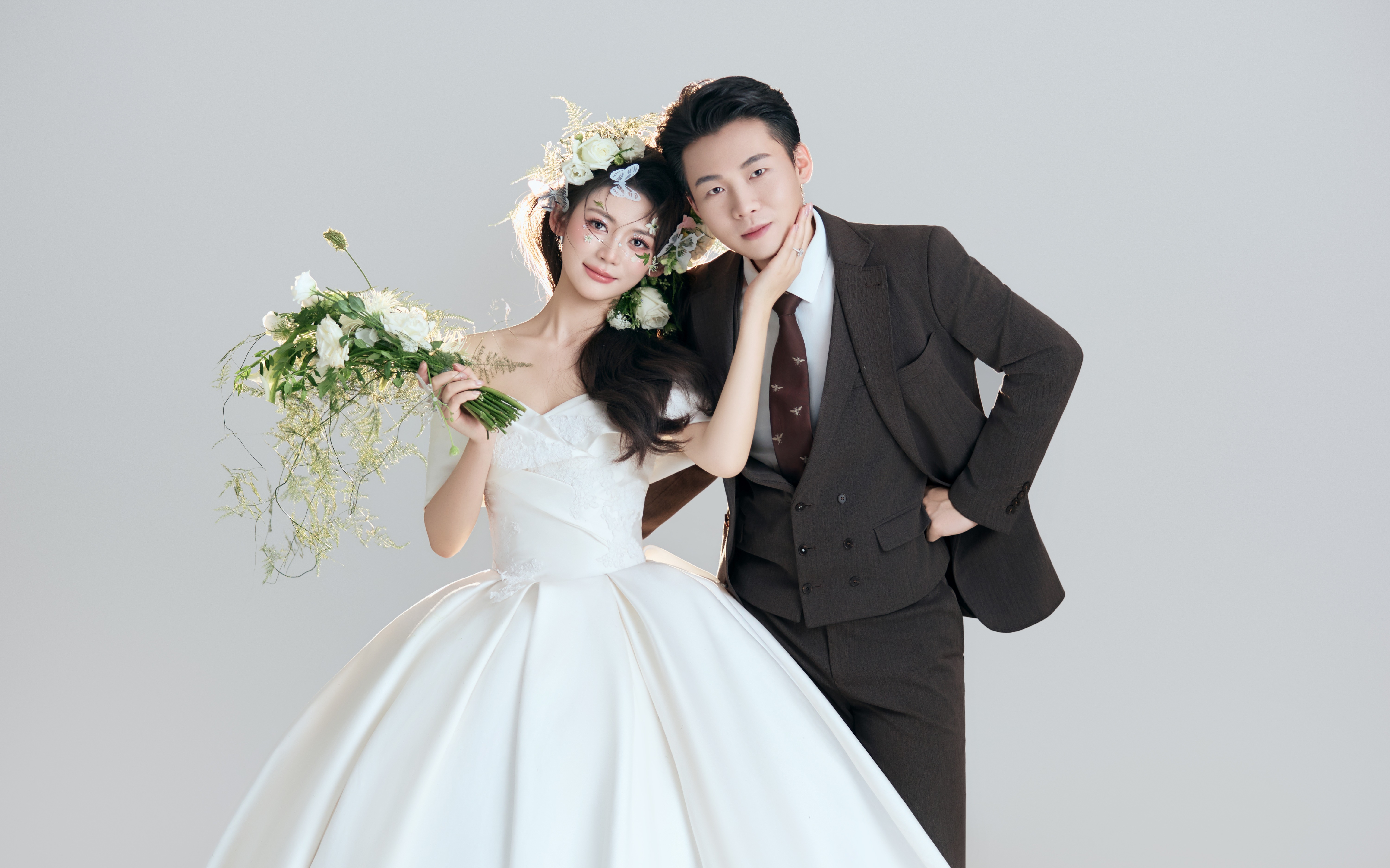 狠狠心动了！结婚必拍的高级感主纱婚纱照💫