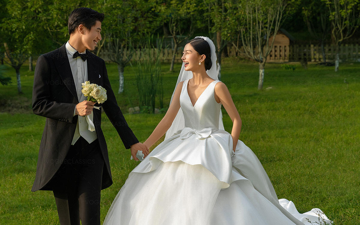 找回初恋感🍃森系小清新婚纱照这样拍