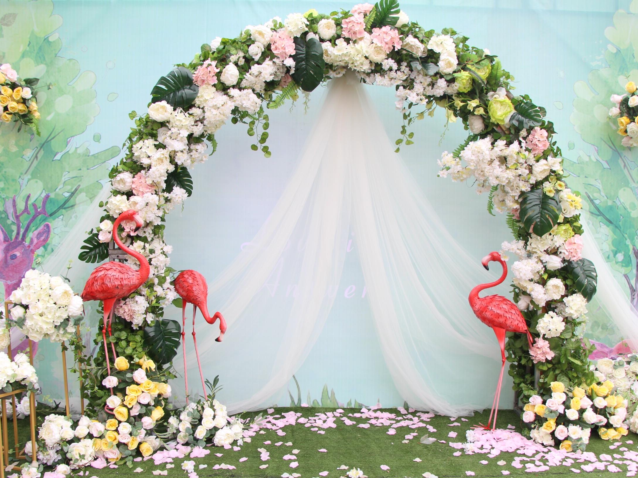 汨罗自家庭院户外高性价比婚礼-森系